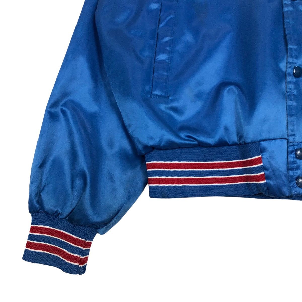 Chalk Line Vintage 90s MLB 1991 Chicago Cubs Nylon Varsity Jacket Size US L / EU 52-54 / 3 - 8 Thumbnail