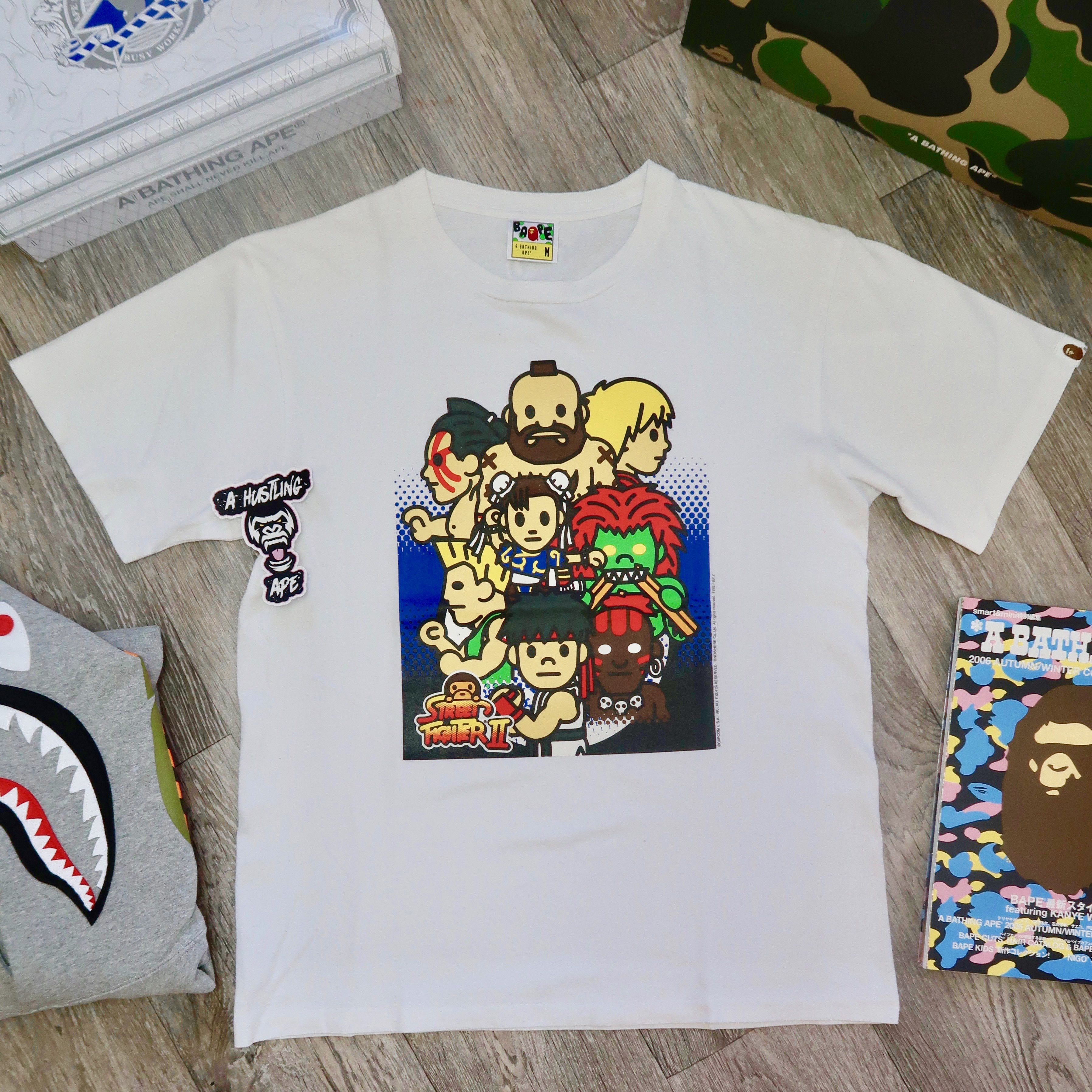 BAPE Capcom Street Fighter Ryu Tee Black Men's - US