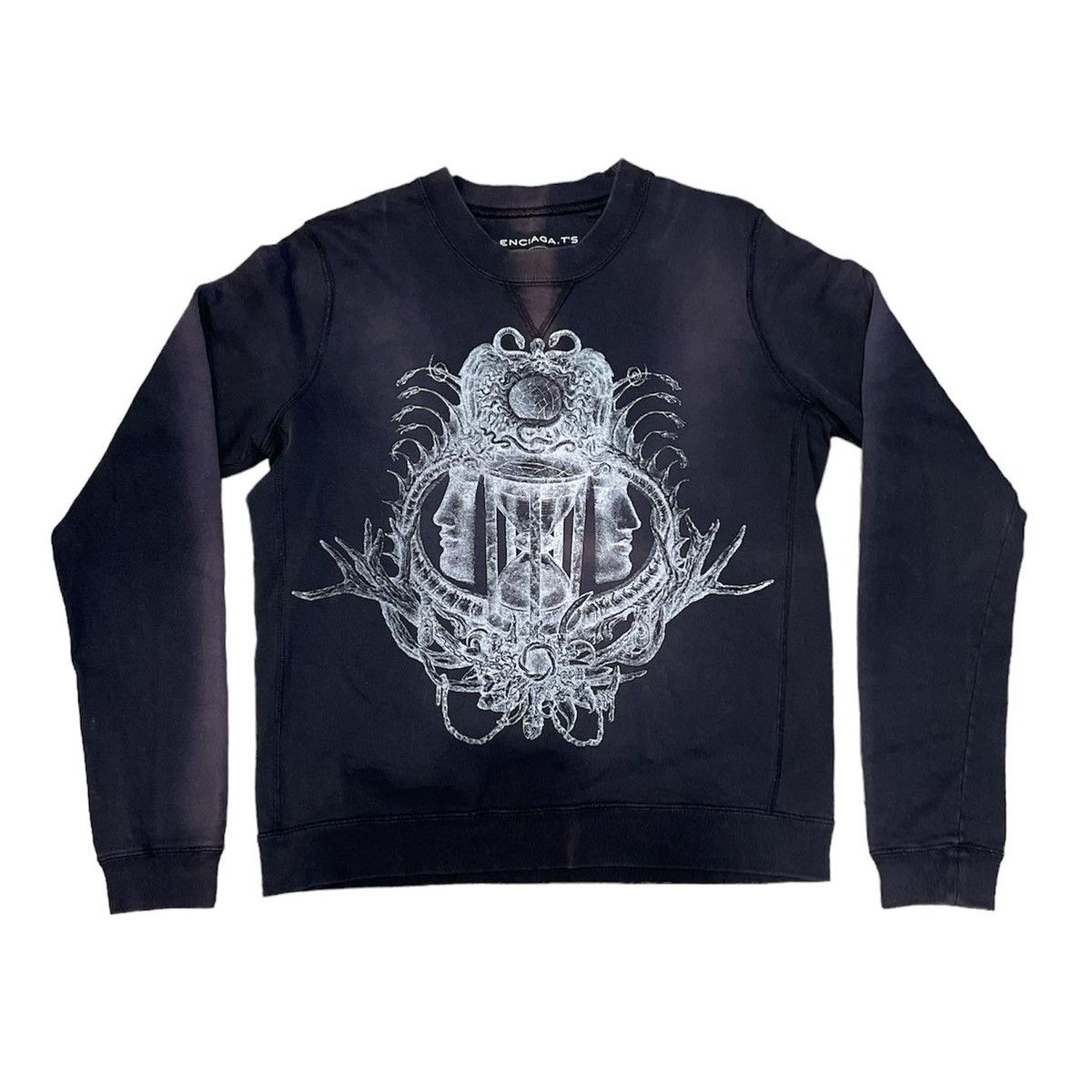 Pre-owned Balenciaga Fw 2011/2012 Graphic Sweatshirt