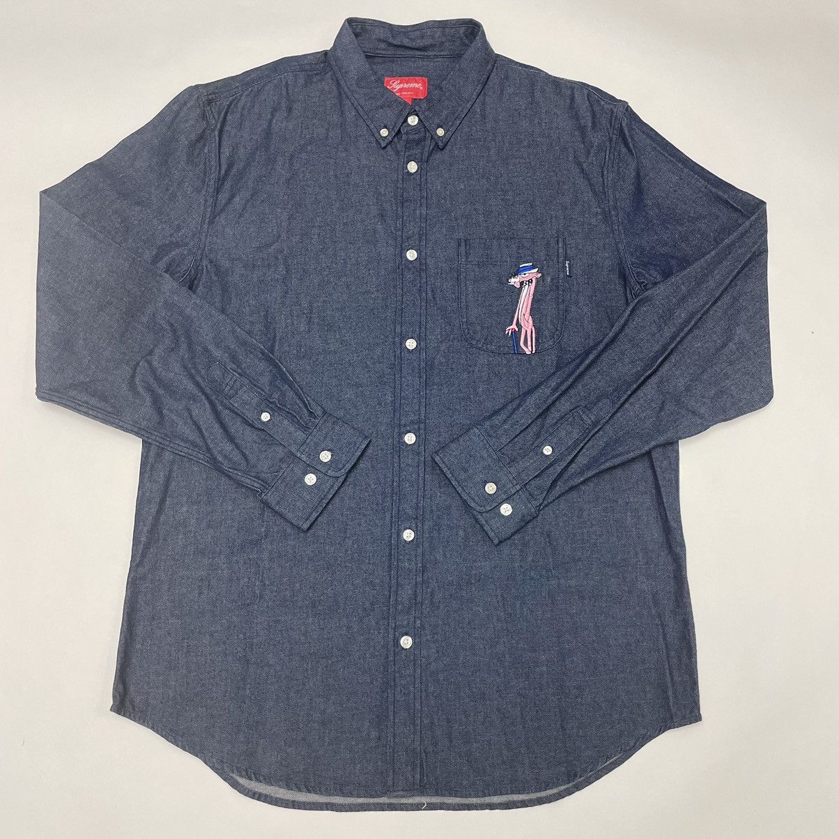Supreme Pink Panther Denim Shirt (S/S14)