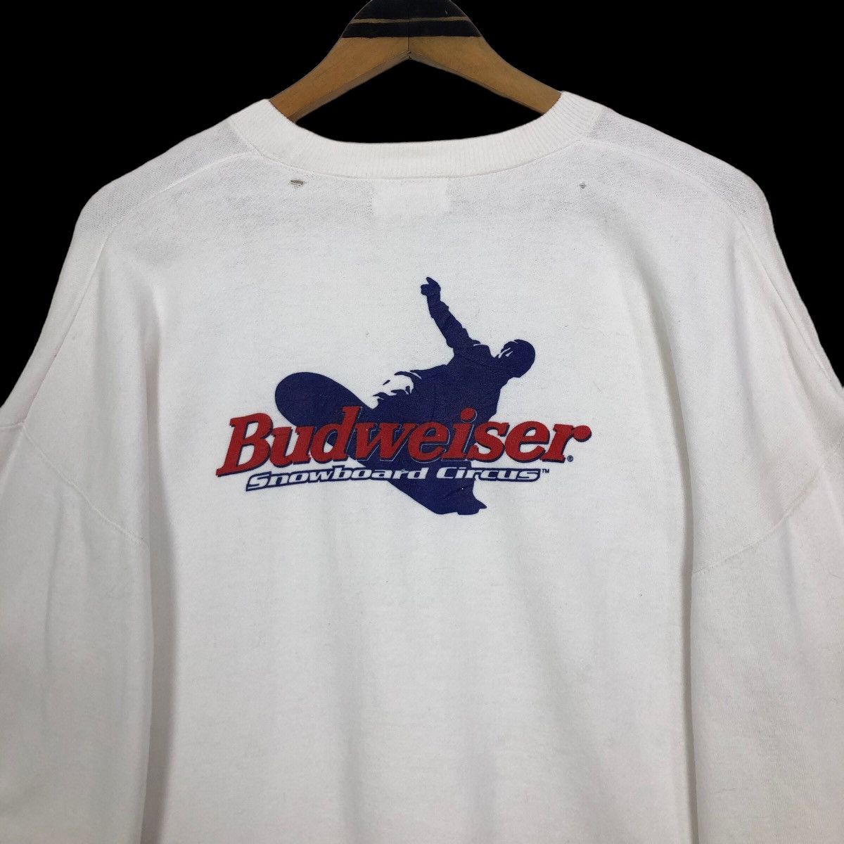 Budweiser Vintage 90s Budweiser Snowboard Circus Crewneck Sweatshirt Size US L / EU 52-54 / 3 - 10 Thumbnail