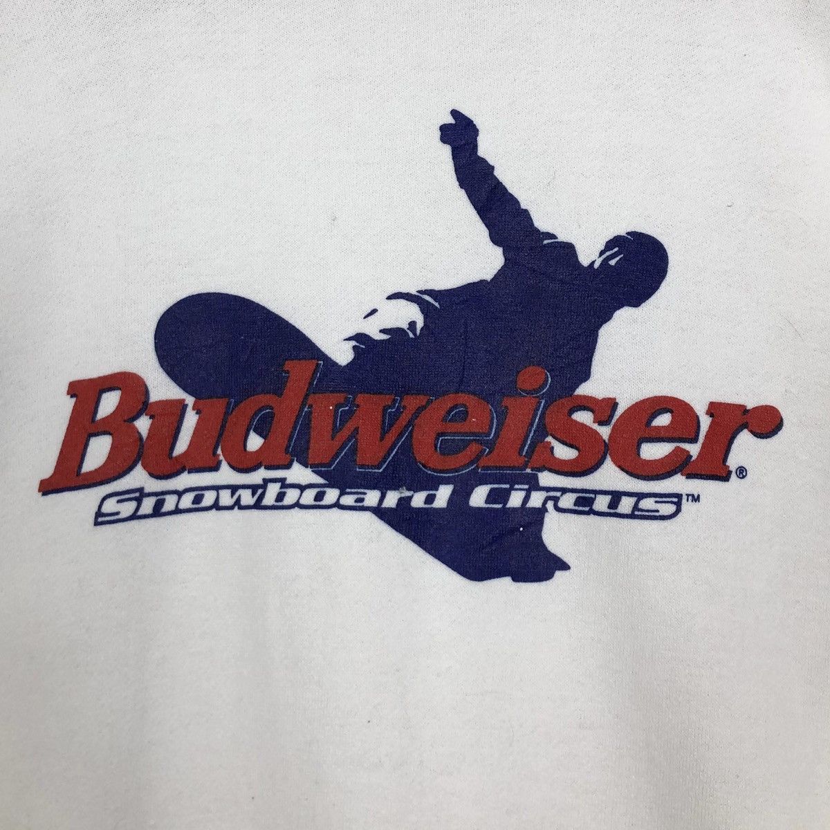 Budweiser Vintage 90s Budweiser Snowboard Circus Crewneck Sweatshirt Size US L / EU 52-54 / 3 - 11 Thumbnail