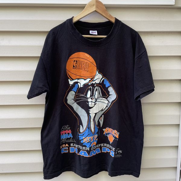 T-shirt Vintage Années 80 Russell Athletic - Logo Bugs Bunny 'Class Of '83' - Taille L - Occasion Très Bon état