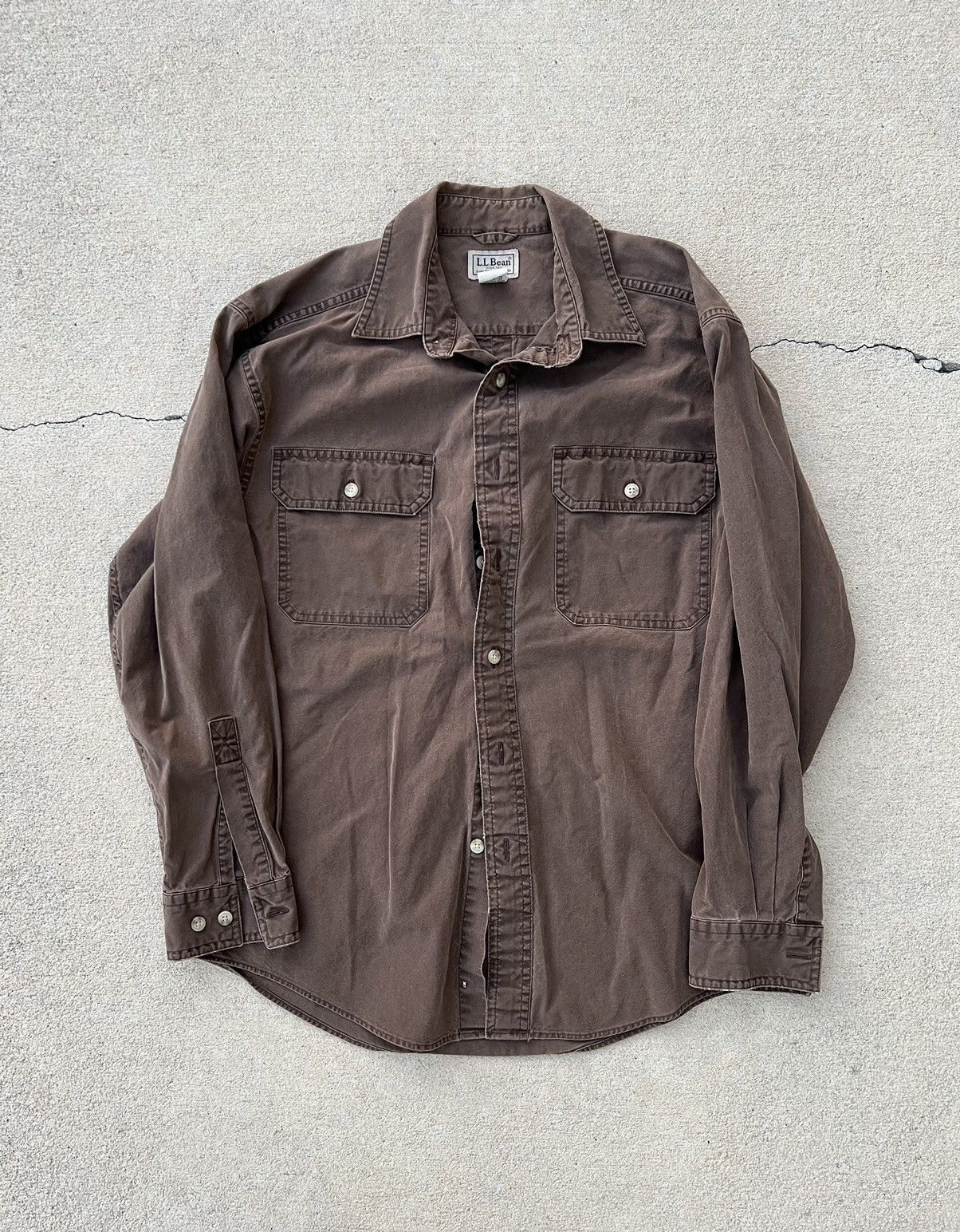 L.L. Bean × Vintage Vintage Brown LL Bean Button Up Shirt - S Size US S / EU 44-46 / 1 - 1 Thumbnail
