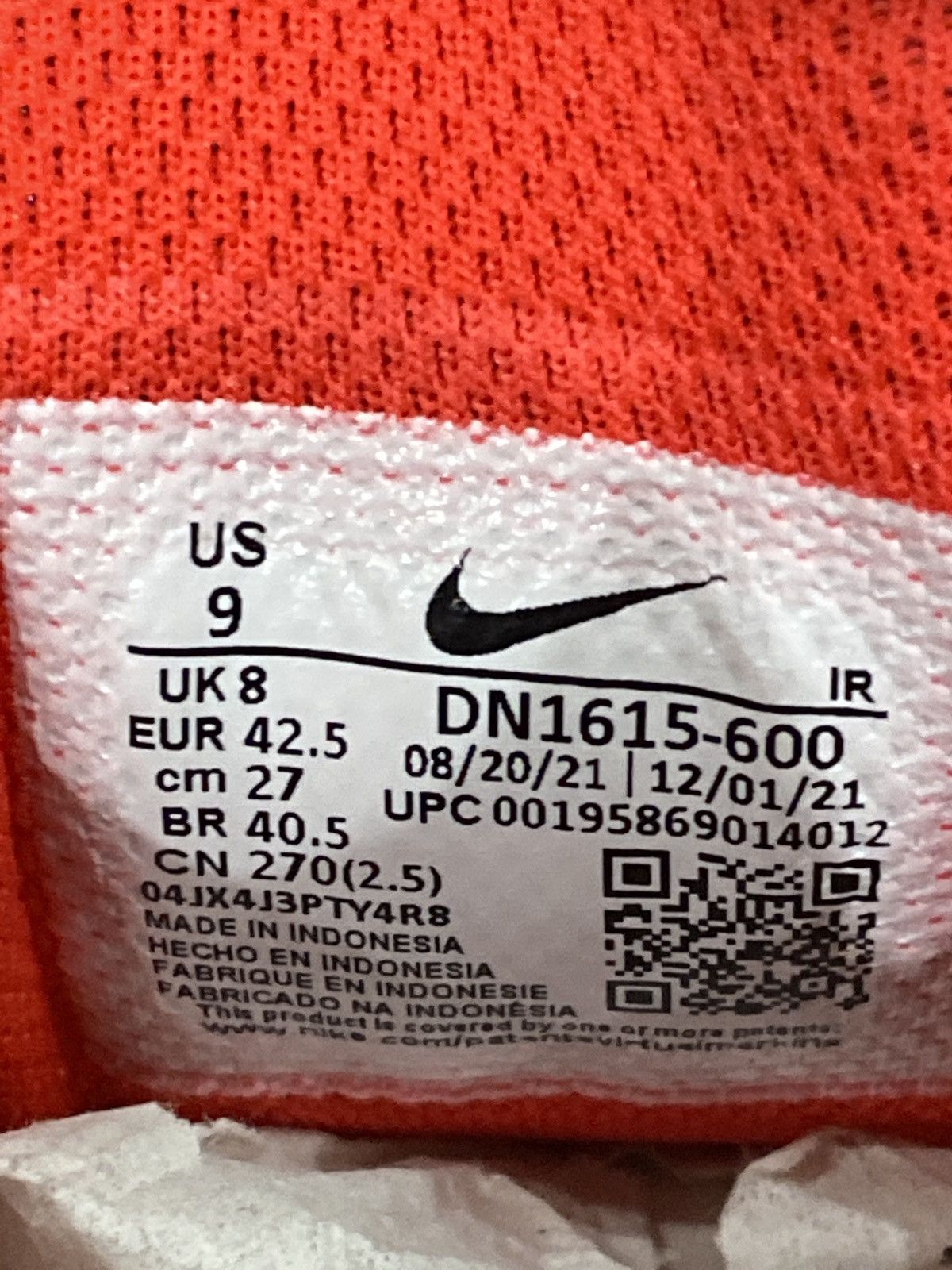 Nike × Supreme Supreme x Nike Shox Ride 2 'Speed Red' Size US 9 / EU 42 - 5 Thumbnail