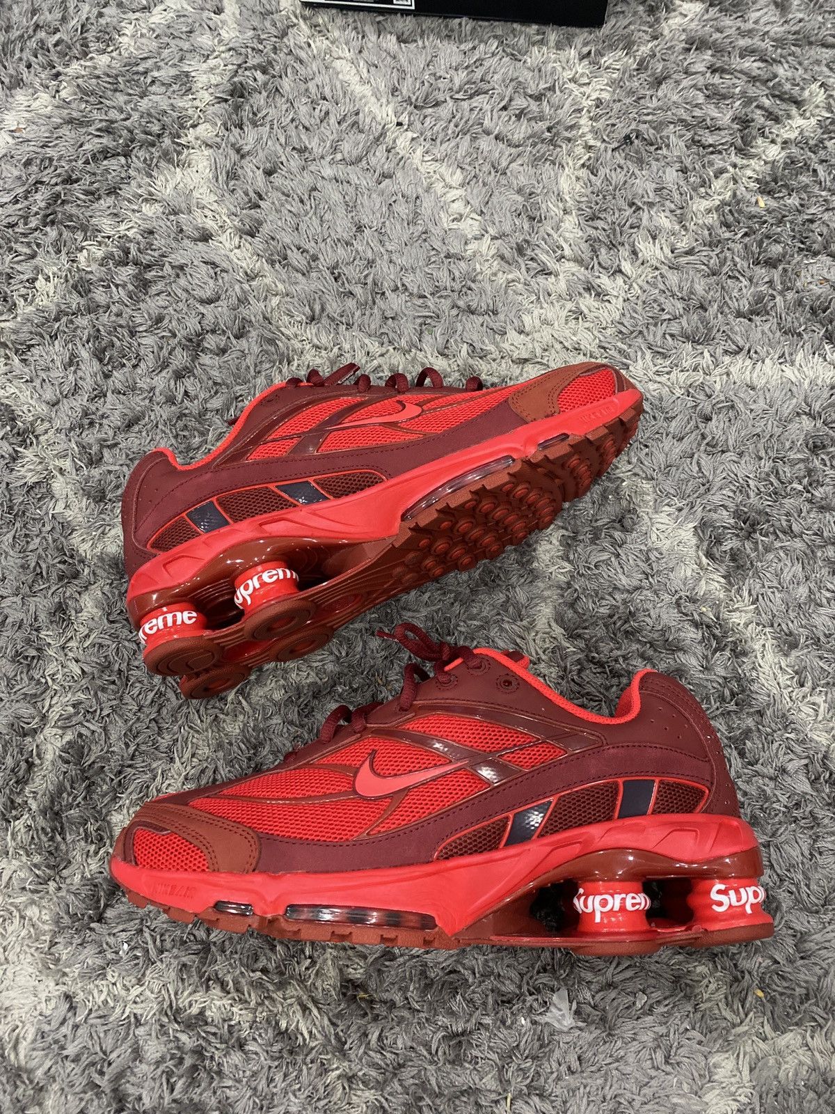 Nike × Supreme Supreme x Nike Shox Ride 2 'Speed Red' Size US 9 / EU 42 - 2 Thumbnail