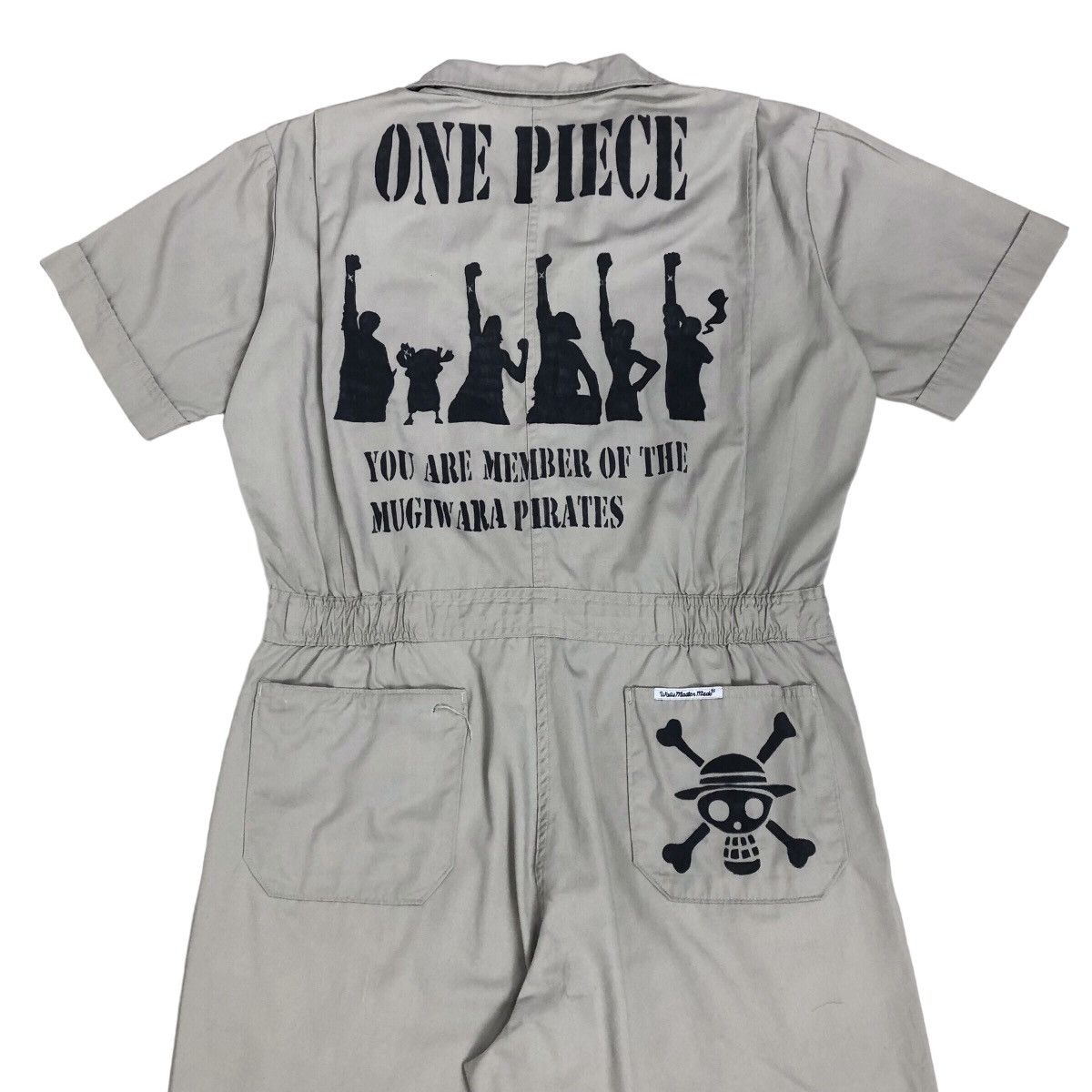 Japanese Brand One Piece Mugiwara Pirates Member Short Sleeve Coverall Size US 36 / EU 52 - 12 Thumbnail