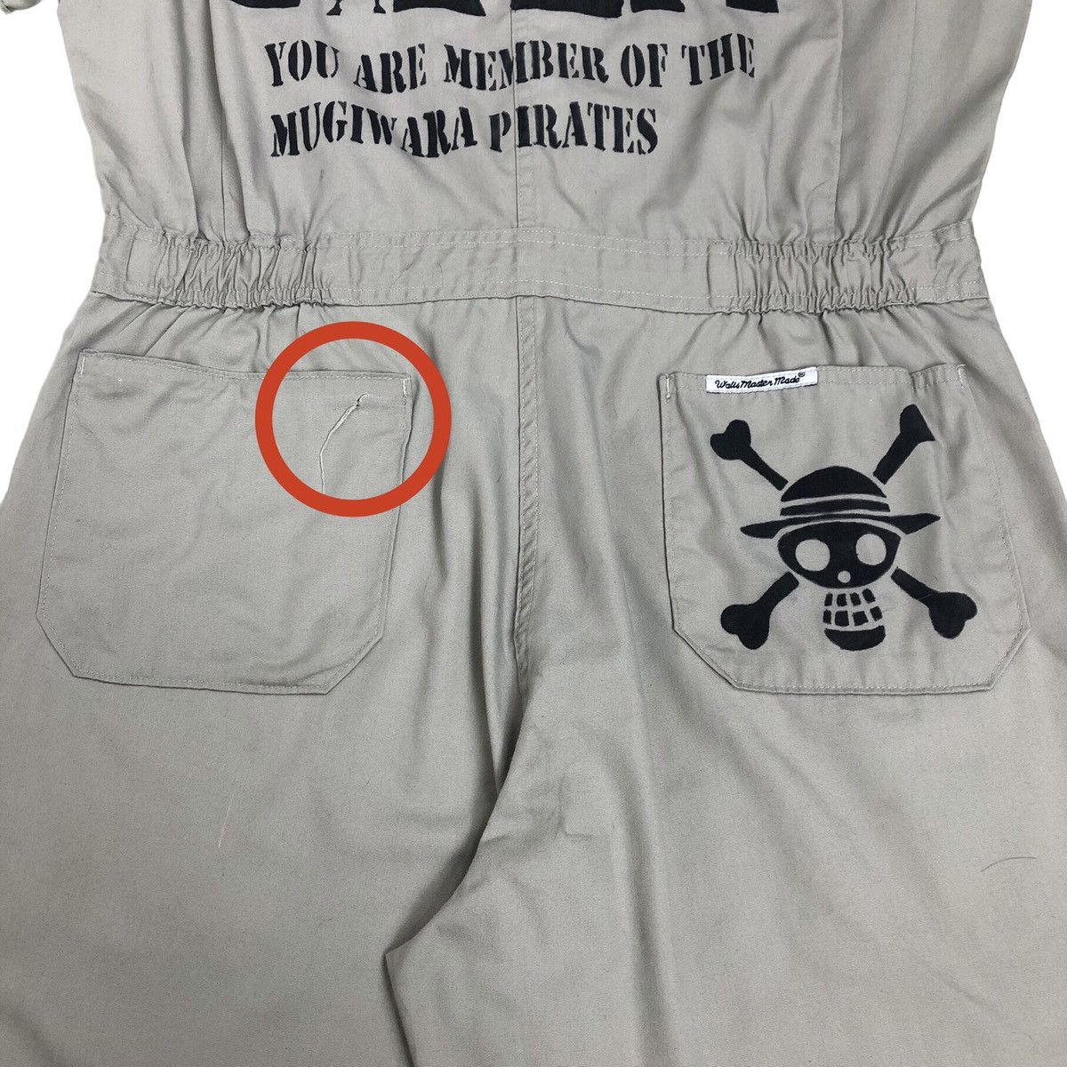 Japanese Brand One Piece Mugiwara Pirates Member Short Sleeve Coverall Size US 36 / EU 52 - 7 Thumbnail