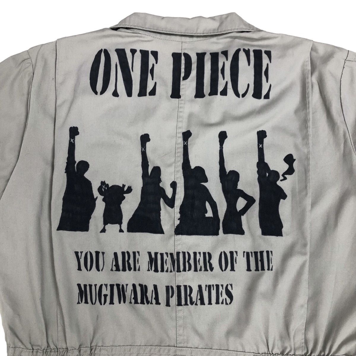 Japanese Brand One Piece Mugiwara Pirates Member Short Sleeve Coverall Size US 36 / EU 52 - 3 Thumbnail