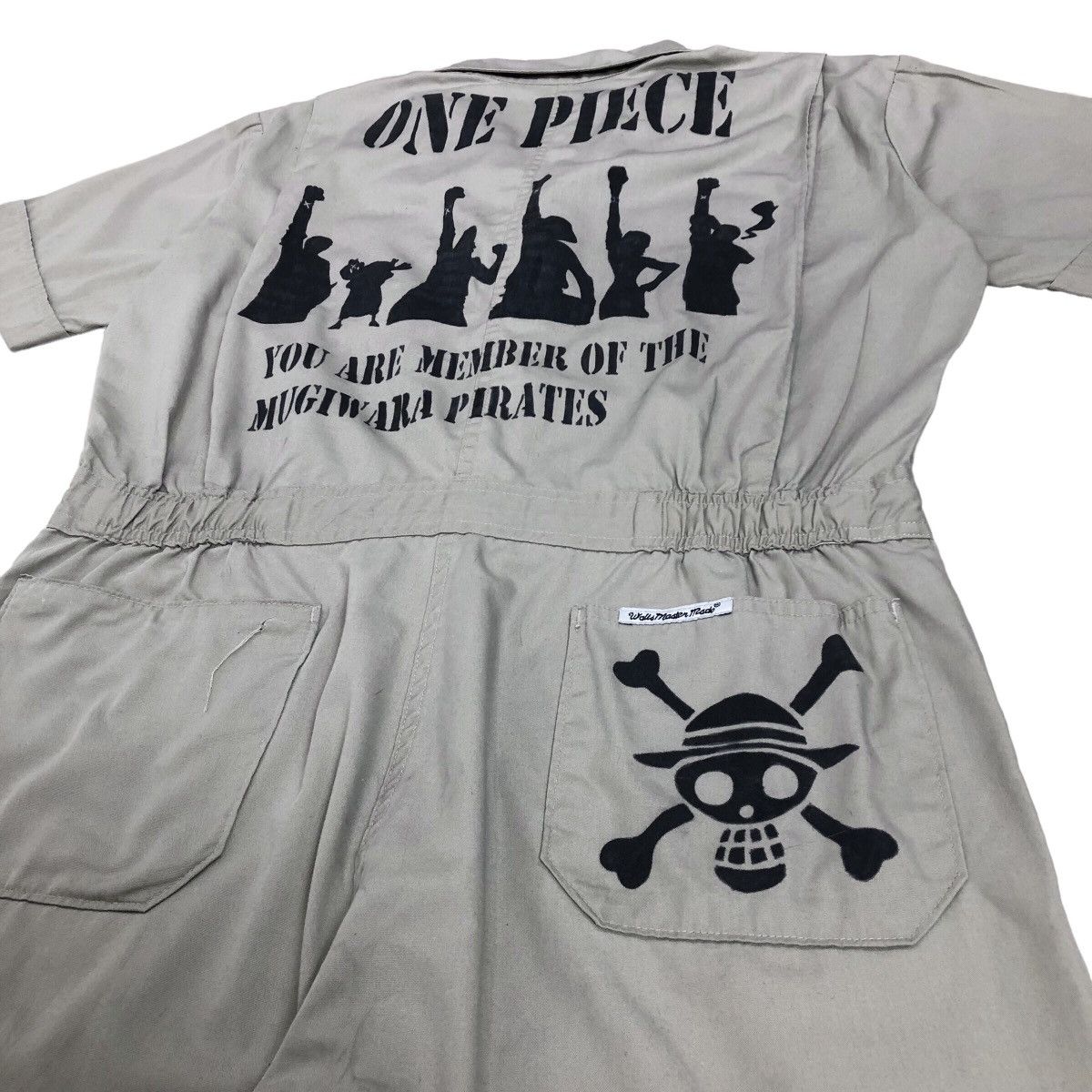 Japanese Brand One Piece Mugiwara Pirates Member Short Sleeve Coverall Size US 36 / EU 52 - 5 Thumbnail