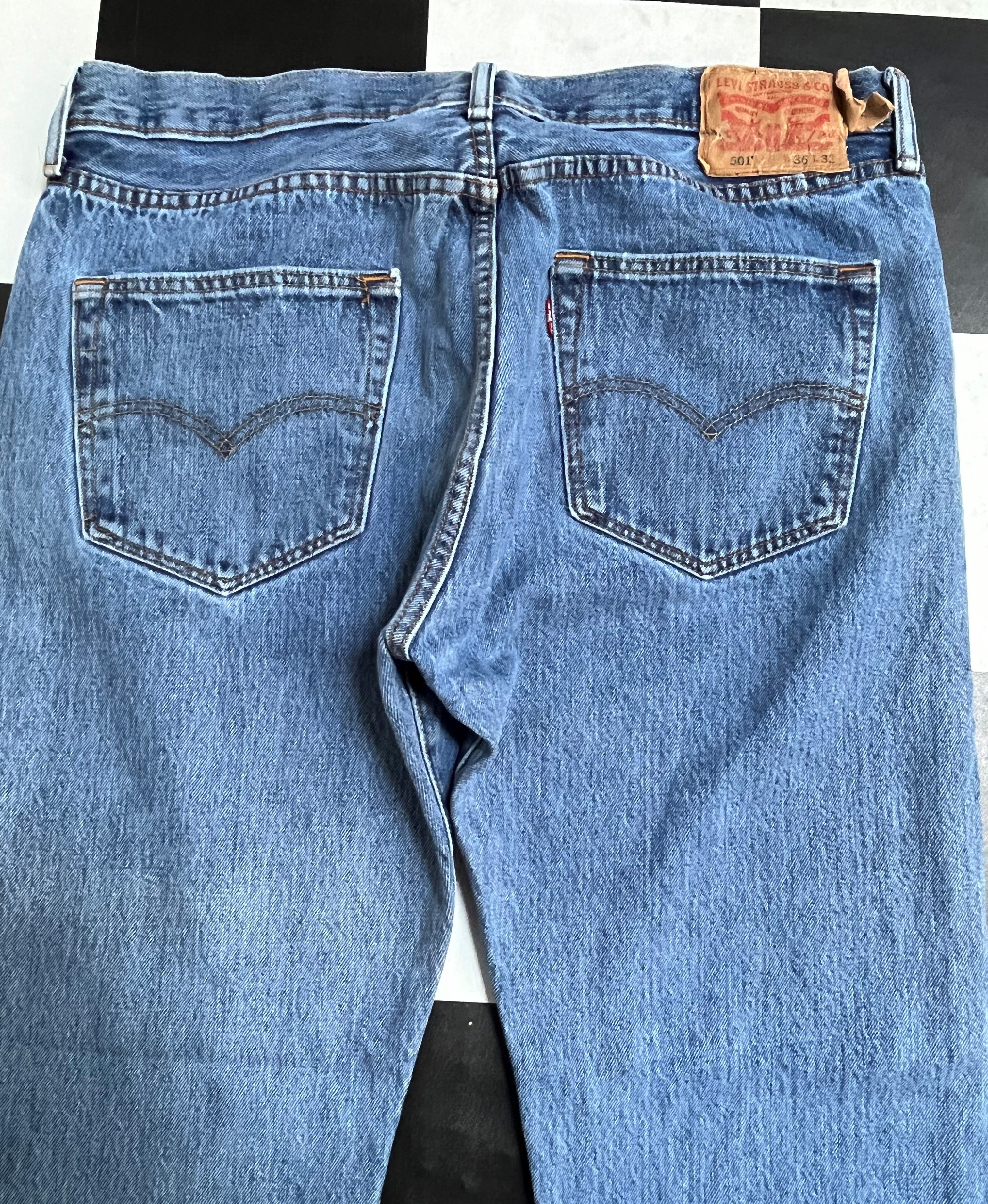Levi's × Vintage Vintage Levis 501 Jean L125 Size US 36 / EU 52 - 7 Thumbnail