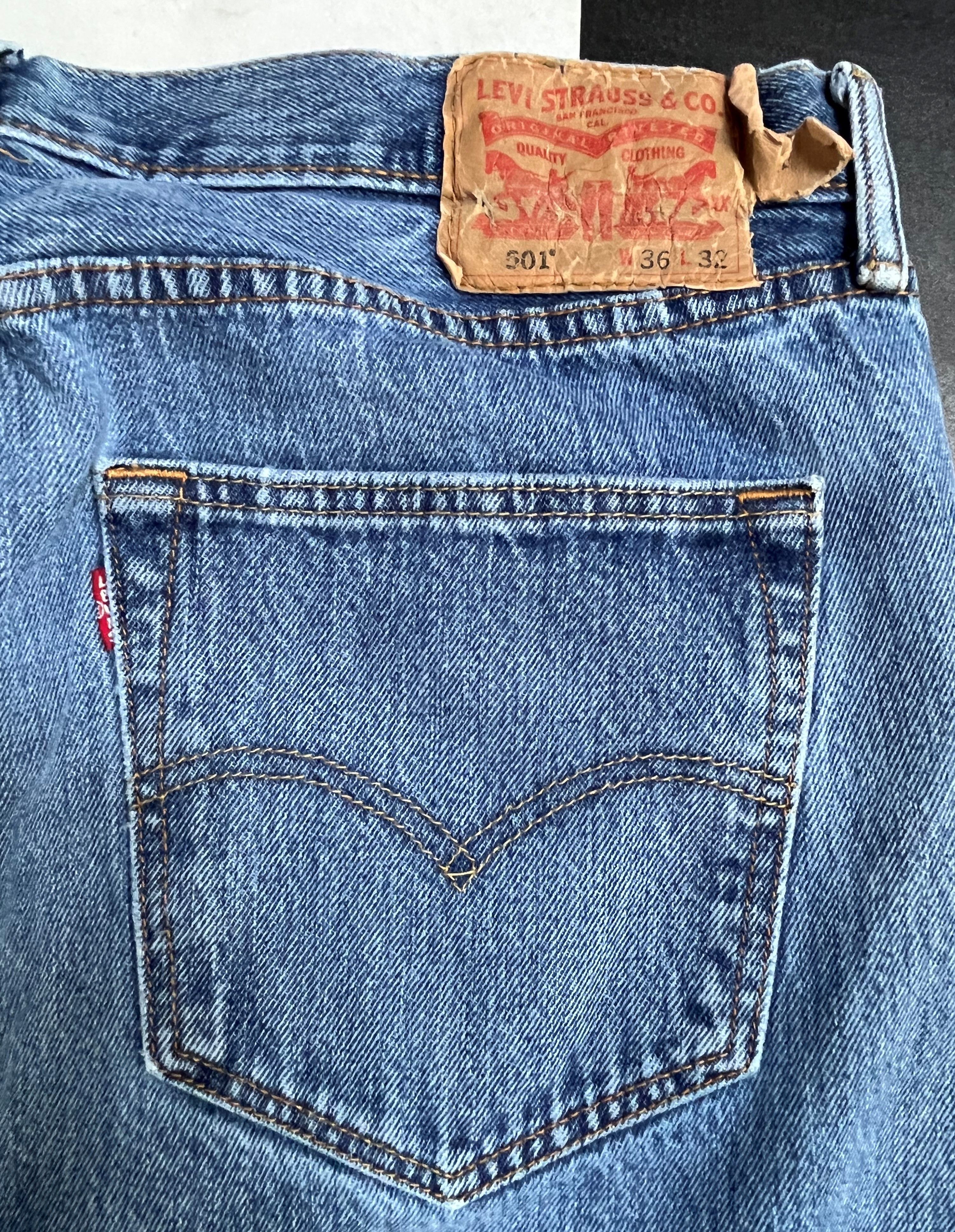 Levi's × Vintage Vintage Levis 501 Jean L125 Size US 36 / EU 52 - 8 Thumbnail