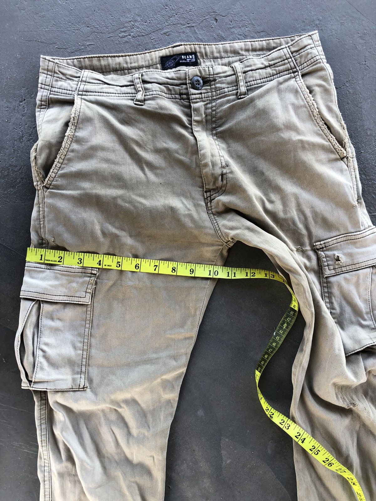 Beams Plus × Japanese Brand DISTRESSED BEAMS CARGO/MILITARY PANTS Size US 30 / EU 46 - 5 Thumbnail