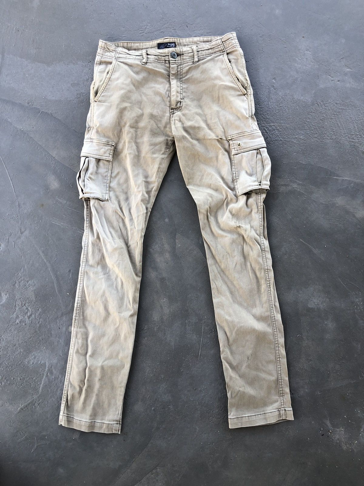 Beams Plus × Japanese Brand DISTRESSED BEAMS CARGO/MILITARY PANTS Size US 30 / EU 46 - 1 Thumbnail