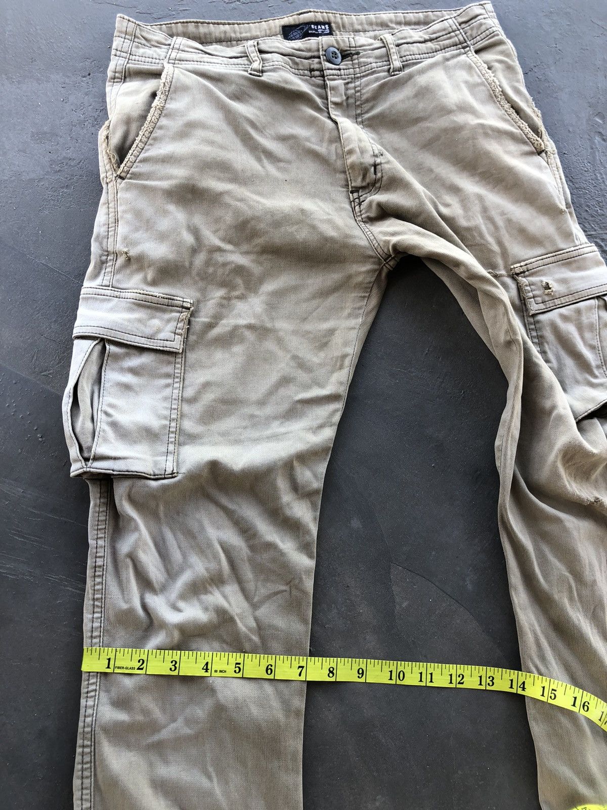 Beams Plus × Japanese Brand DISTRESSED BEAMS CARGO/MILITARY PANTS Size US 30 / EU 46 - 6 Thumbnail