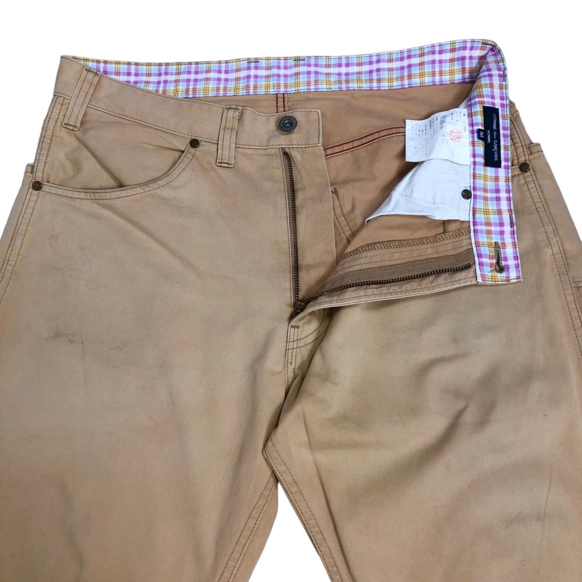 Comme des Garcons Comme Des Garcons Homme HK-P034 AD2012 Cotton Pants Size US 34 / EU 50 - 7 Thumbnail