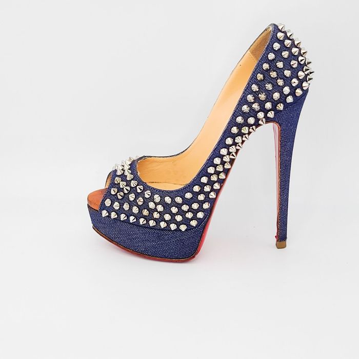Christian Louboutin Christian Louboutin Heels Denim Lady Peep 150