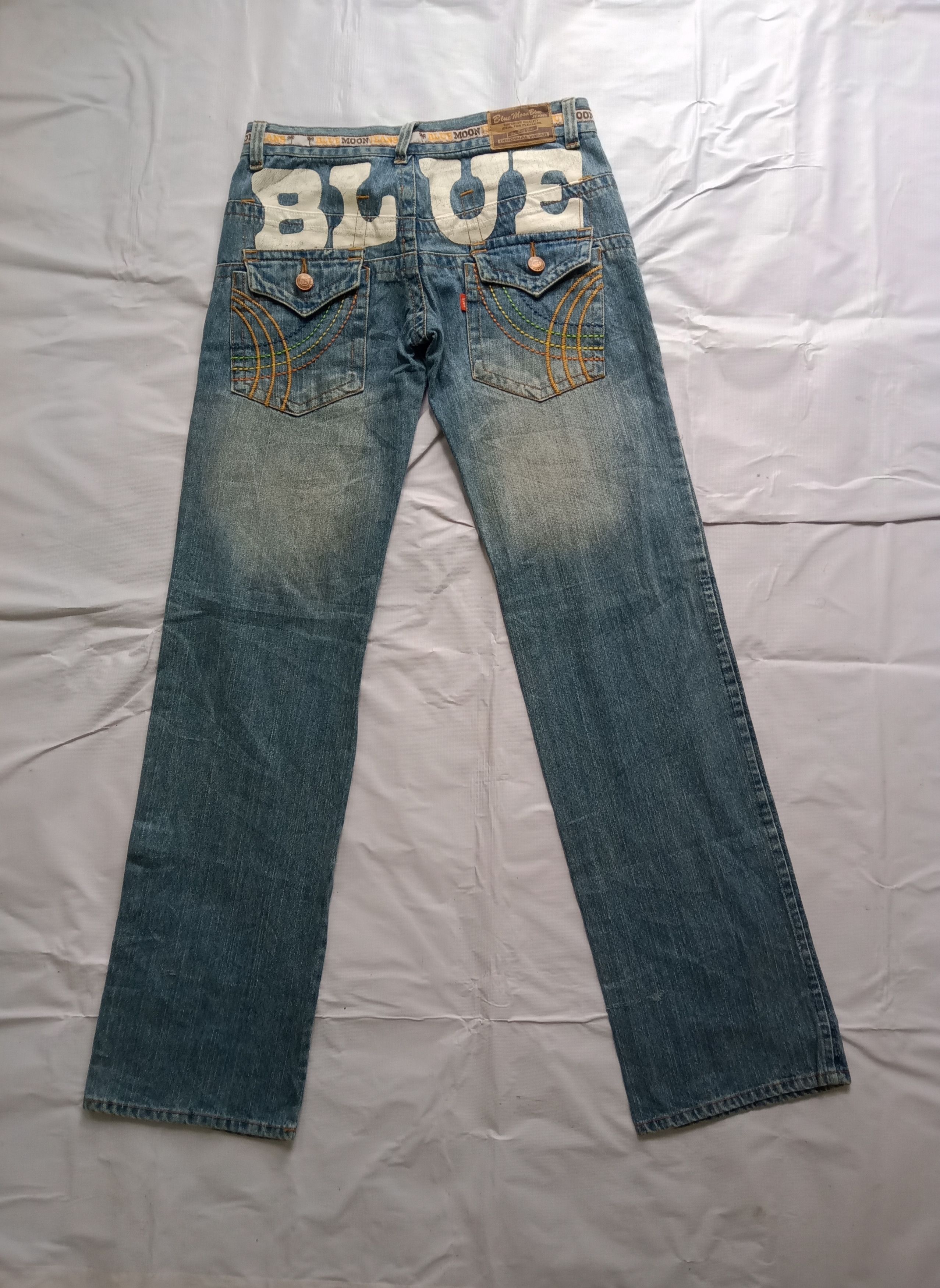 Japanese Brand BMB Blue Moon Blue Hysteric Glamour Inspired Size US 30 / EU 46 - 2 Thumbnail