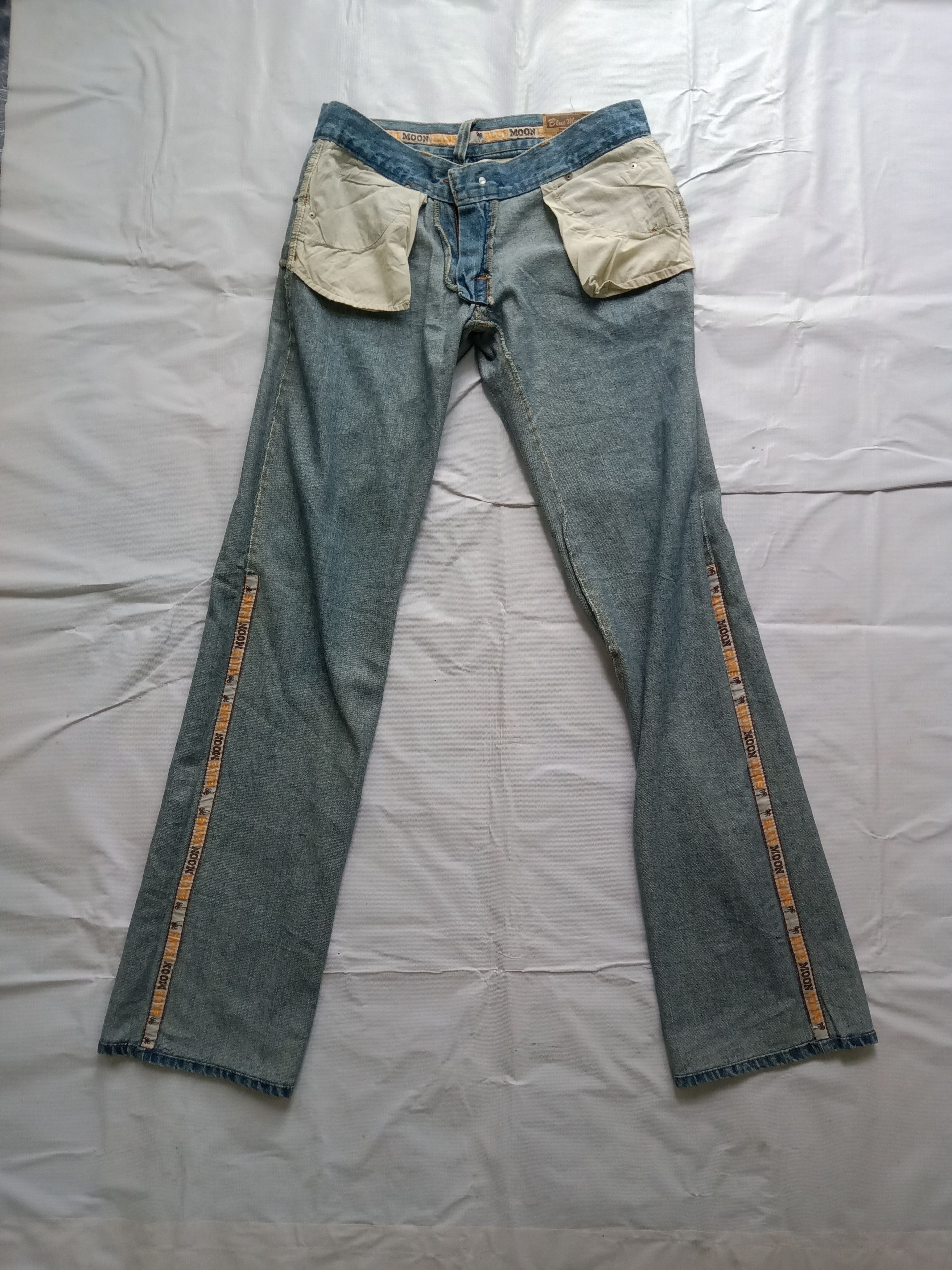 Japanese Brand BMB Blue Moon Blue Hysteric Glamour Inspired Size US 30 / EU 46 - 8 Thumbnail