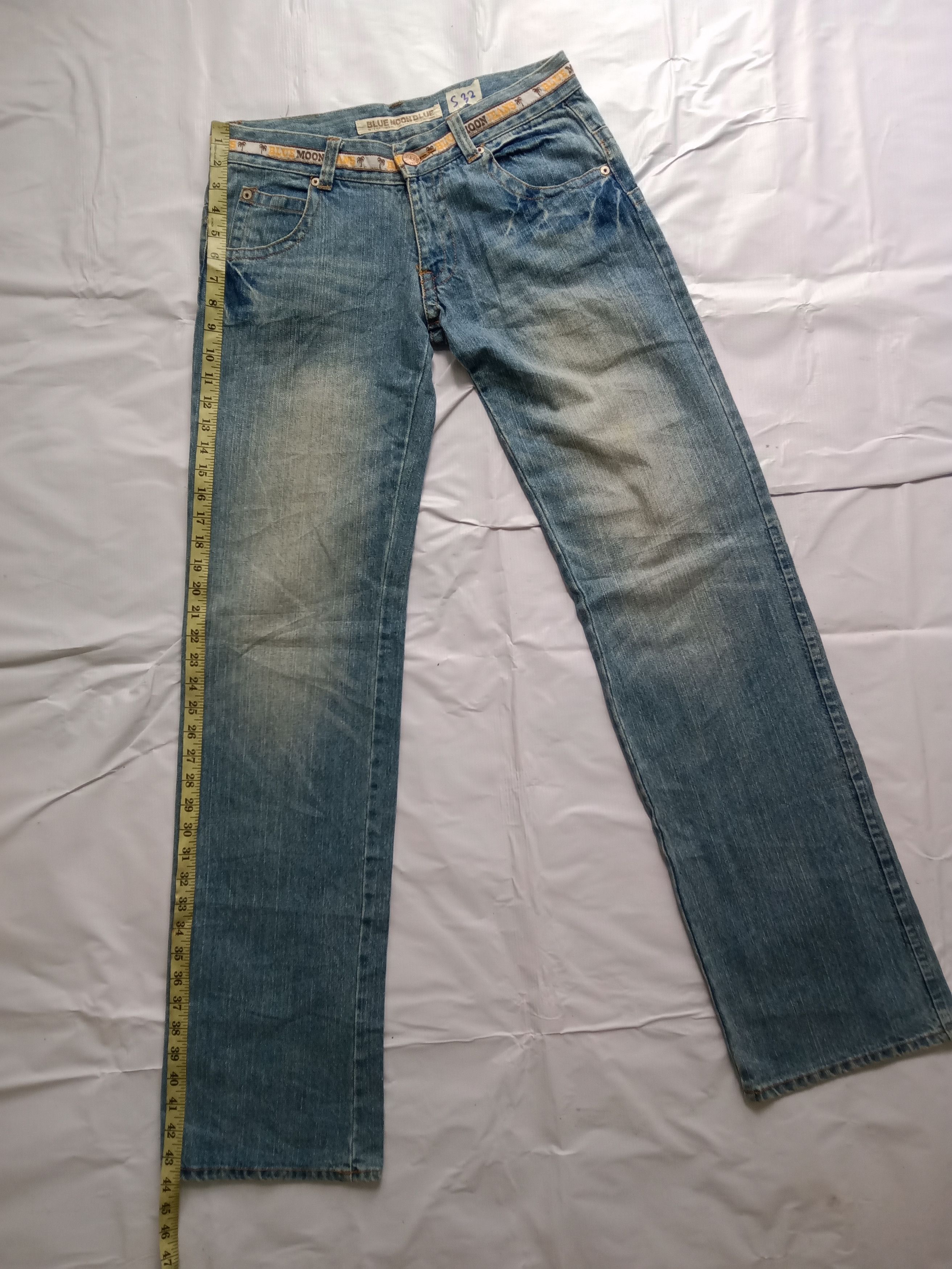 Japanese Brand BMB Blue Moon Blue Hysteric Glamour Inspired Size US 30 / EU 46 - 3 Thumbnail