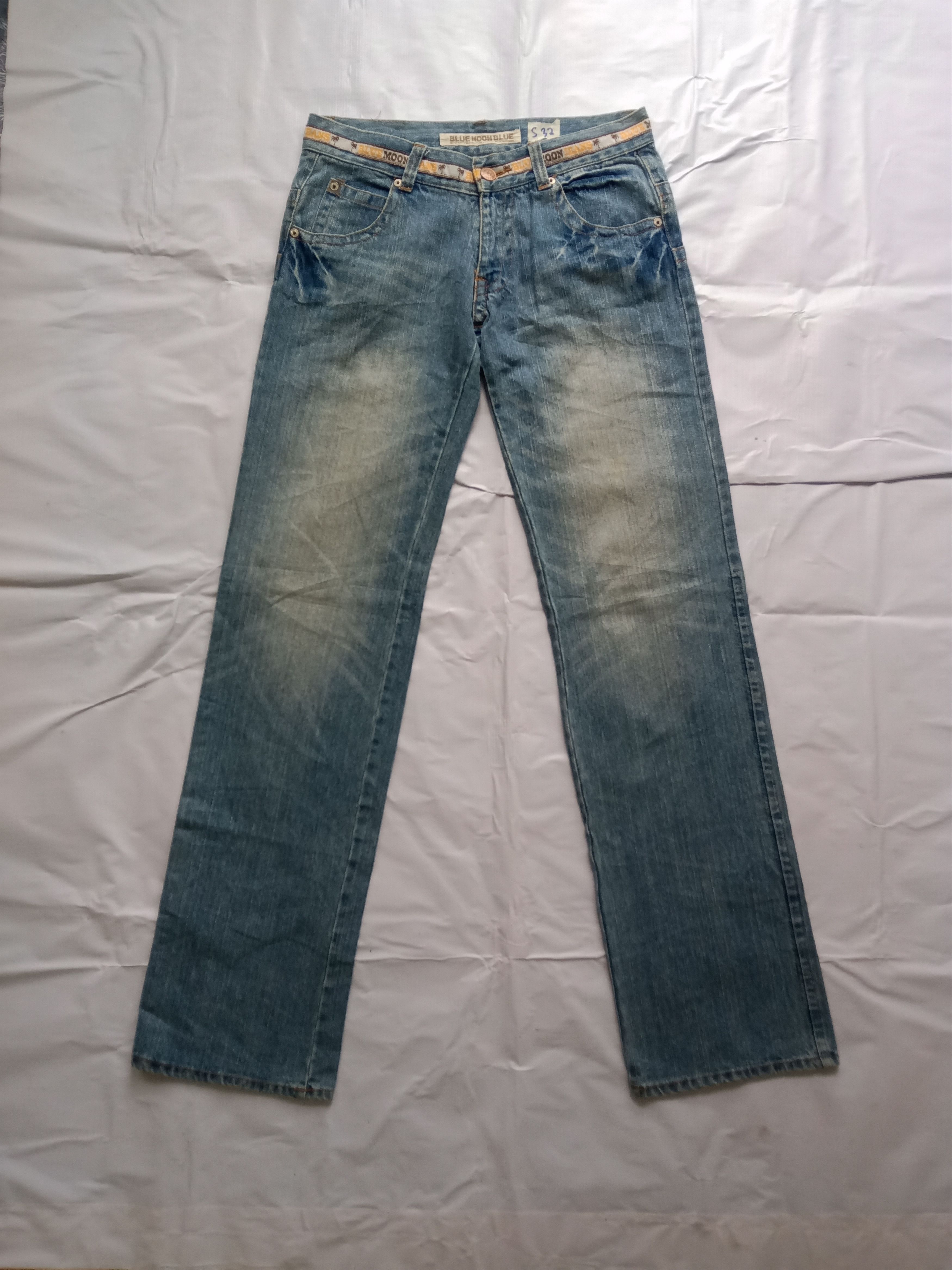 Japanese Brand BMB Blue Moon Blue Hysteric Glamour Inspired Size US 30 / EU 46 - 1 Thumbnail