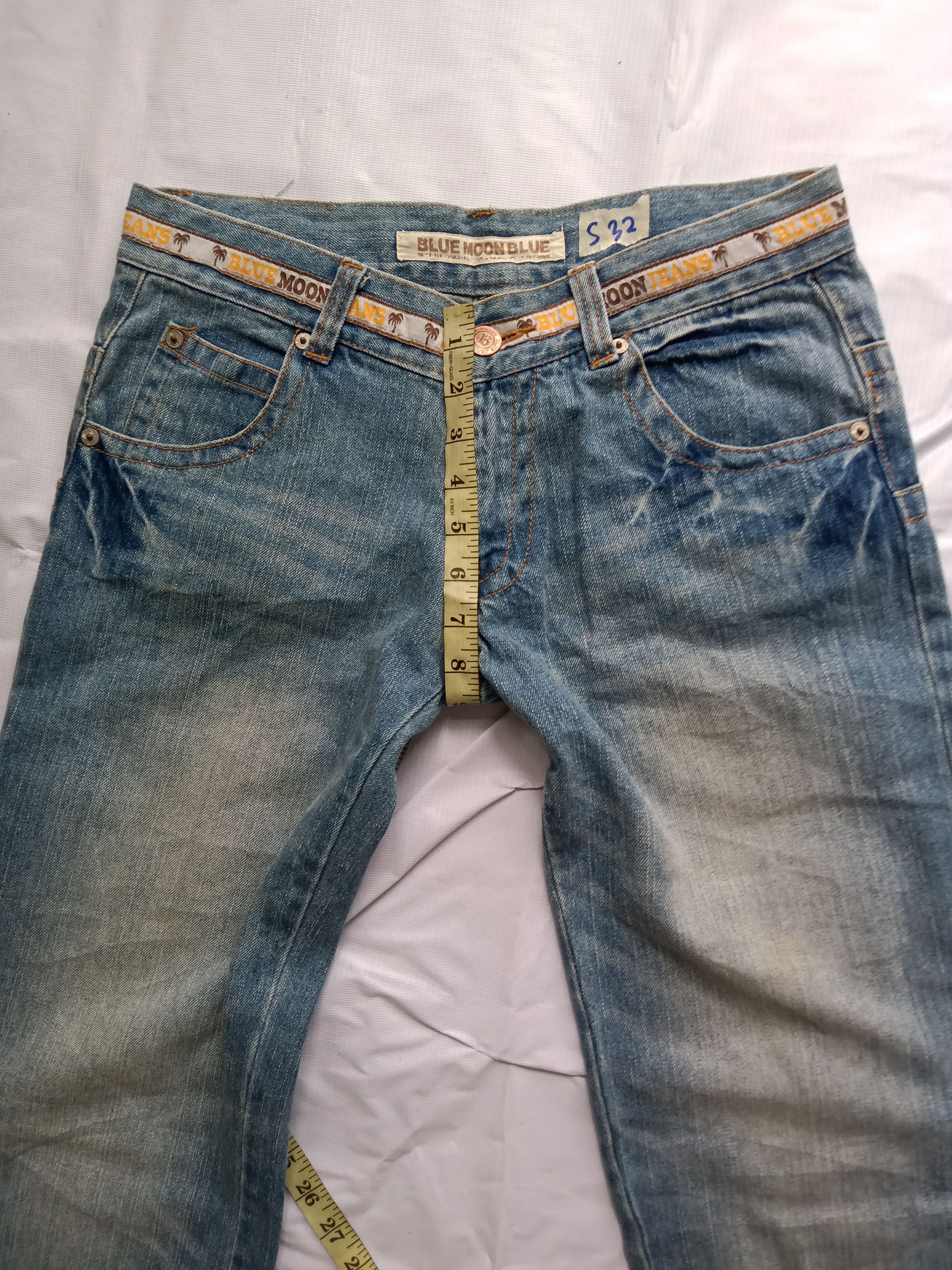 Japanese Brand BMB Blue Moon Blue Hysteric Glamour Inspired Size US 30 / EU 46 - 4 Thumbnail