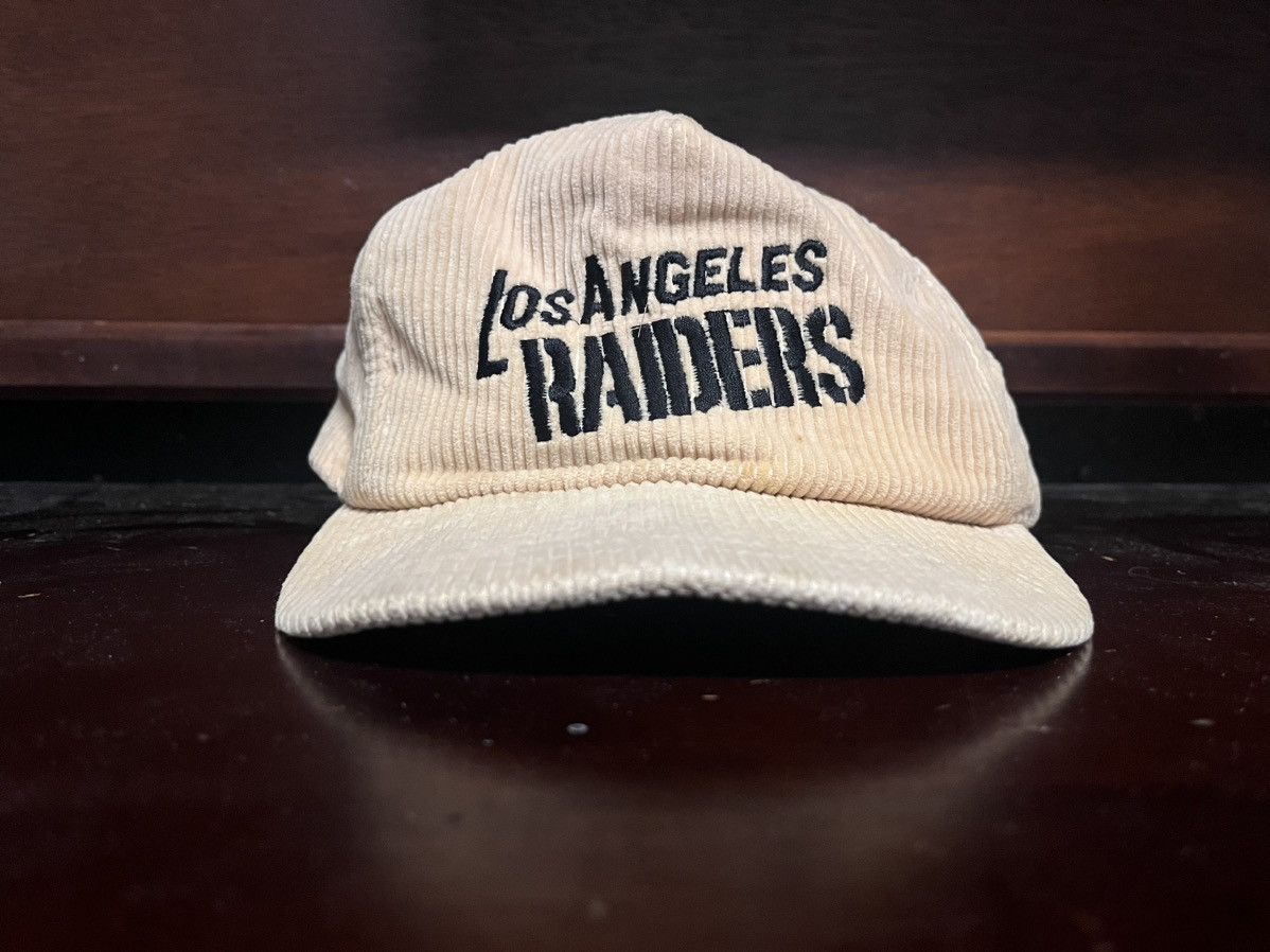 Corduroy Los Angeles Raiders hat