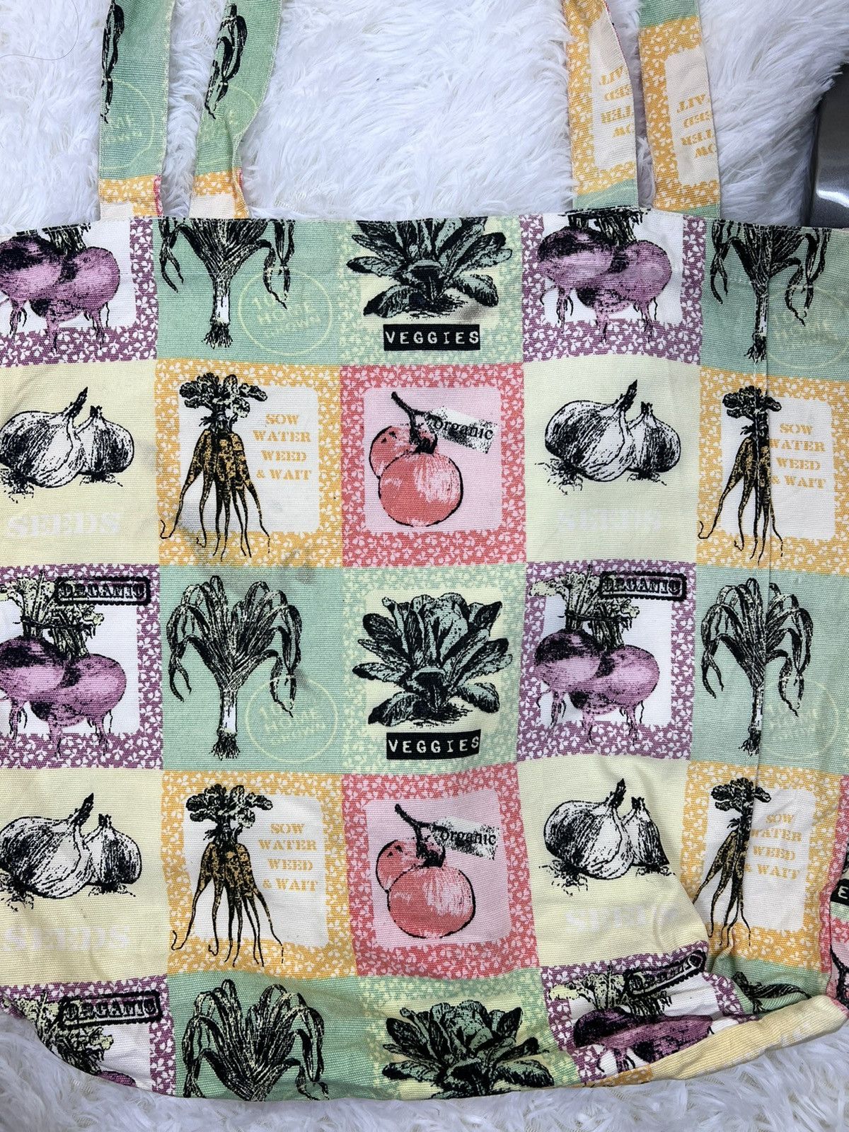 Japanese Brand Vintage Japanese Brand Veggies Grocery / Tote Bag Size ONE SIZE - 4 Thumbnail