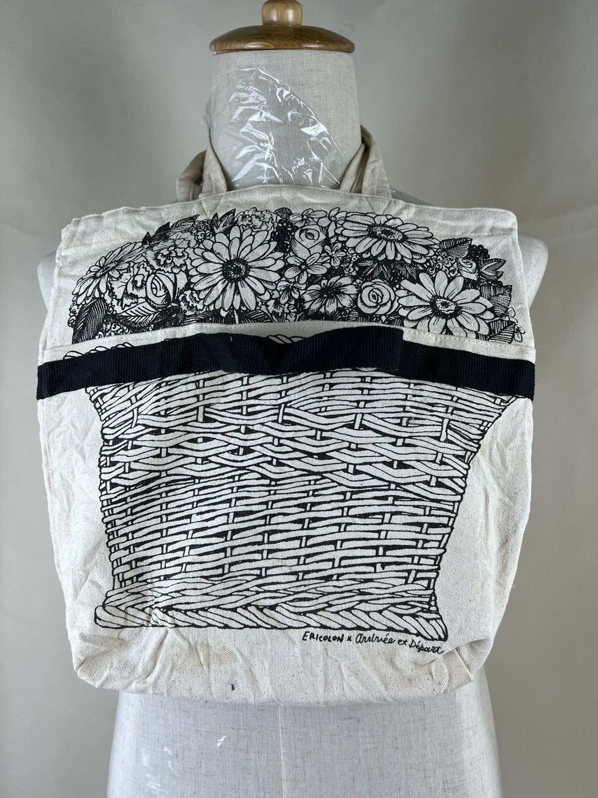 Art Comes First Vintage Art Arrive At Depart Canvas Totebag Size ONE SIZE - 1 Thumbnail