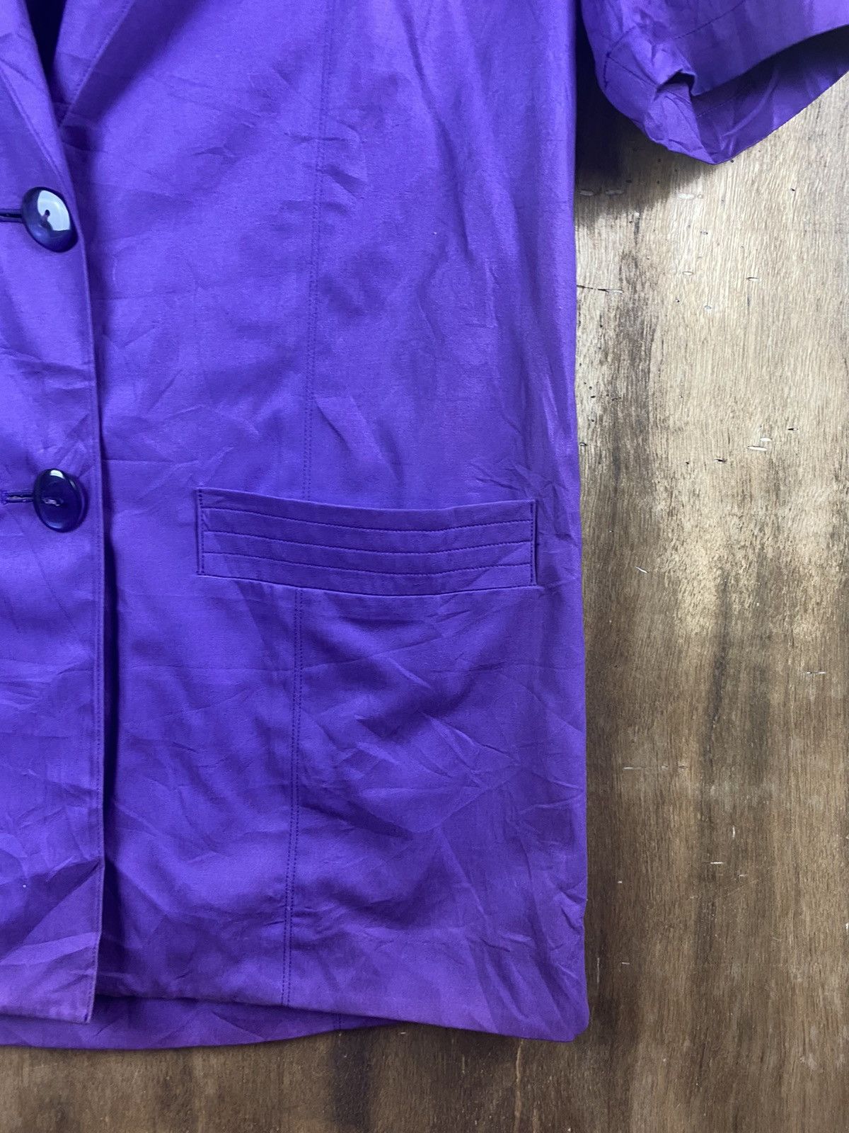 Christian Dior Monsieur Christian Dior sport purple cardigan blouse #Z043 Size M / US 6-8 / IT 42-44 - 6 Thumbnail