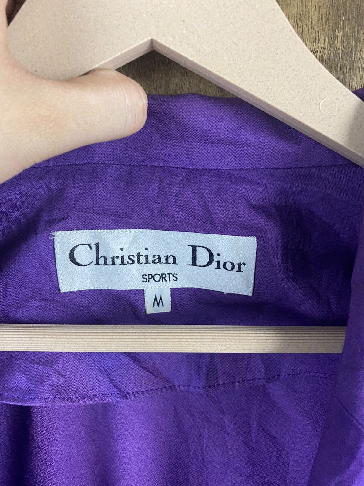 Christian Dior Monsieur Christian Dior sport purple cardigan blouse #Z043 Size M / US 6-8 / IT 42-44 - 5 Thumbnail