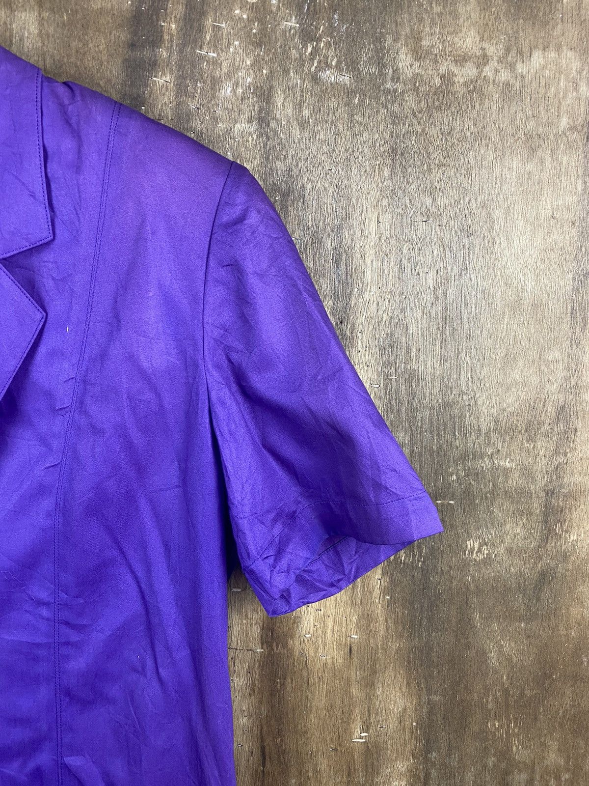 Christian Dior Monsieur Christian Dior sport purple cardigan blouse #Z043 Size M / US 6-8 / IT 42-44 - 3 Thumbnail