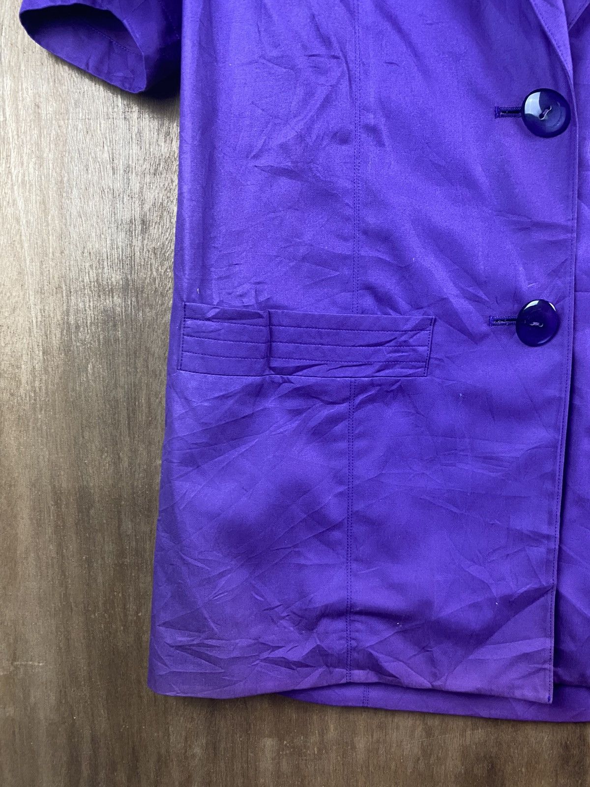 Christian Dior Monsieur Christian Dior sport purple cardigan blouse #Z043 Size M / US 6-8 / IT 42-44 - 7 Thumbnail