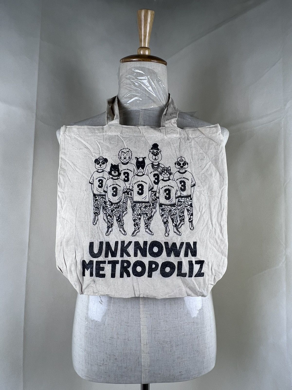 Other Japanese Brand Unknown Metropoliz Canvas Tote Bag Size ONE SIZE - 1 Thumbnail