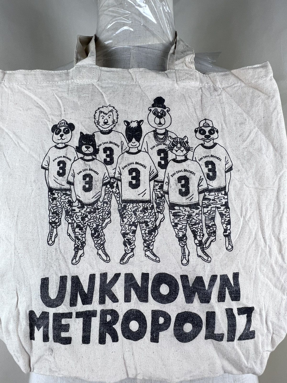 Other Japanese Brand Unknown Metropoliz Canvas Tote Bag Size ONE SIZE - 2 Thumbnail