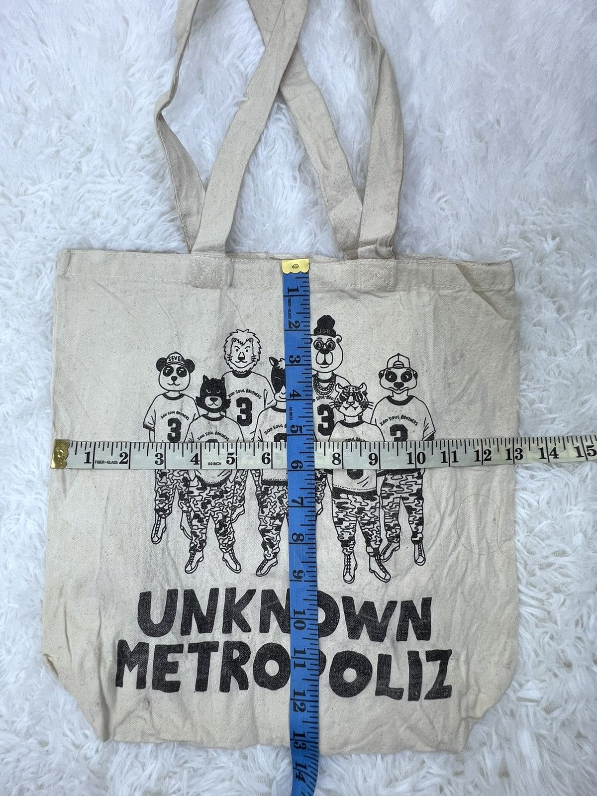 Other Japanese Brand Unknown Metropoliz Canvas Tote Bag Size ONE SIZE - 5 Thumbnail