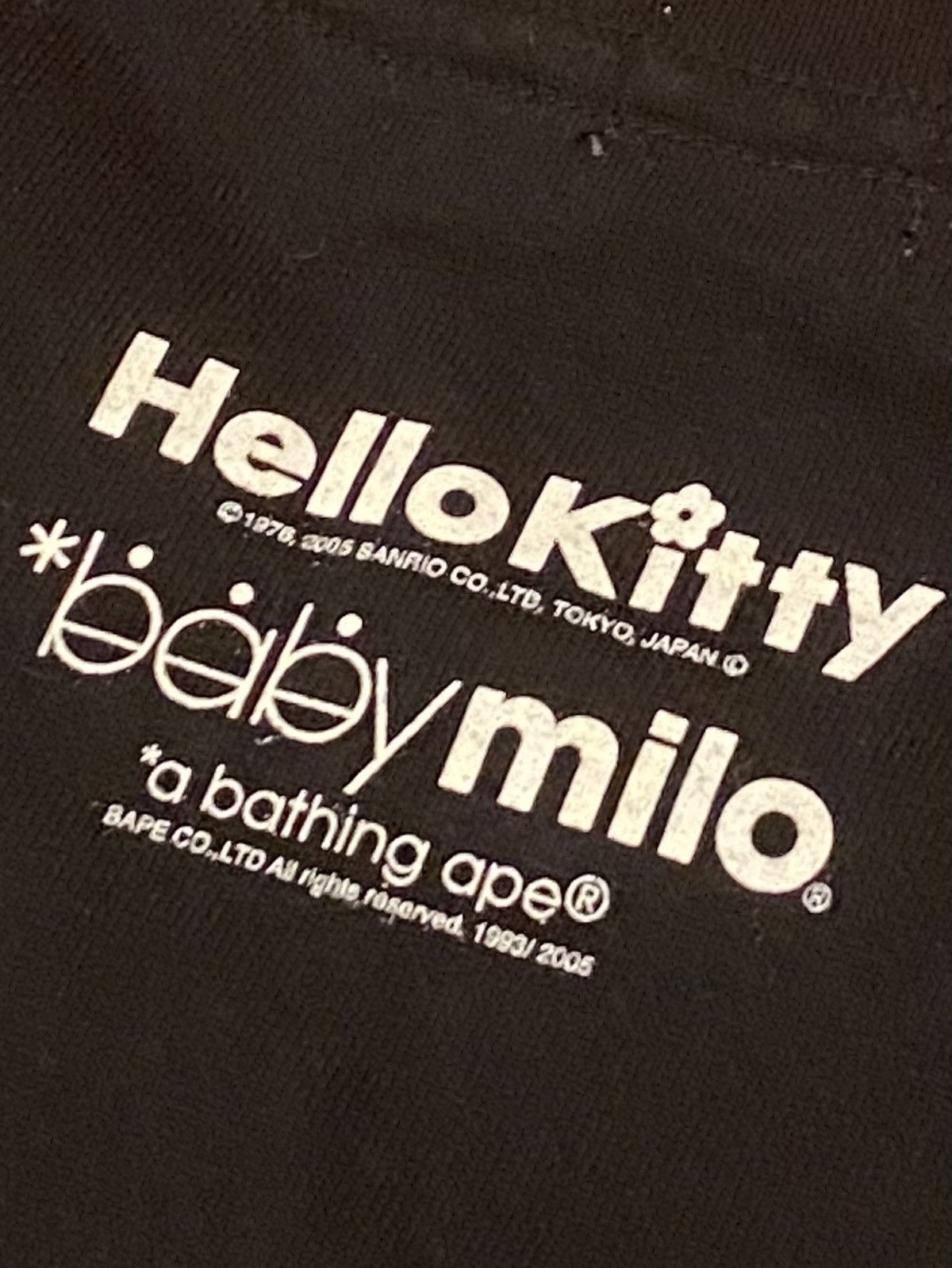 Bape Baby Milo x Sanrio Hello Kitty Tee 2005 Size US XL / EU 56 / 4 - 5 Thumbnail