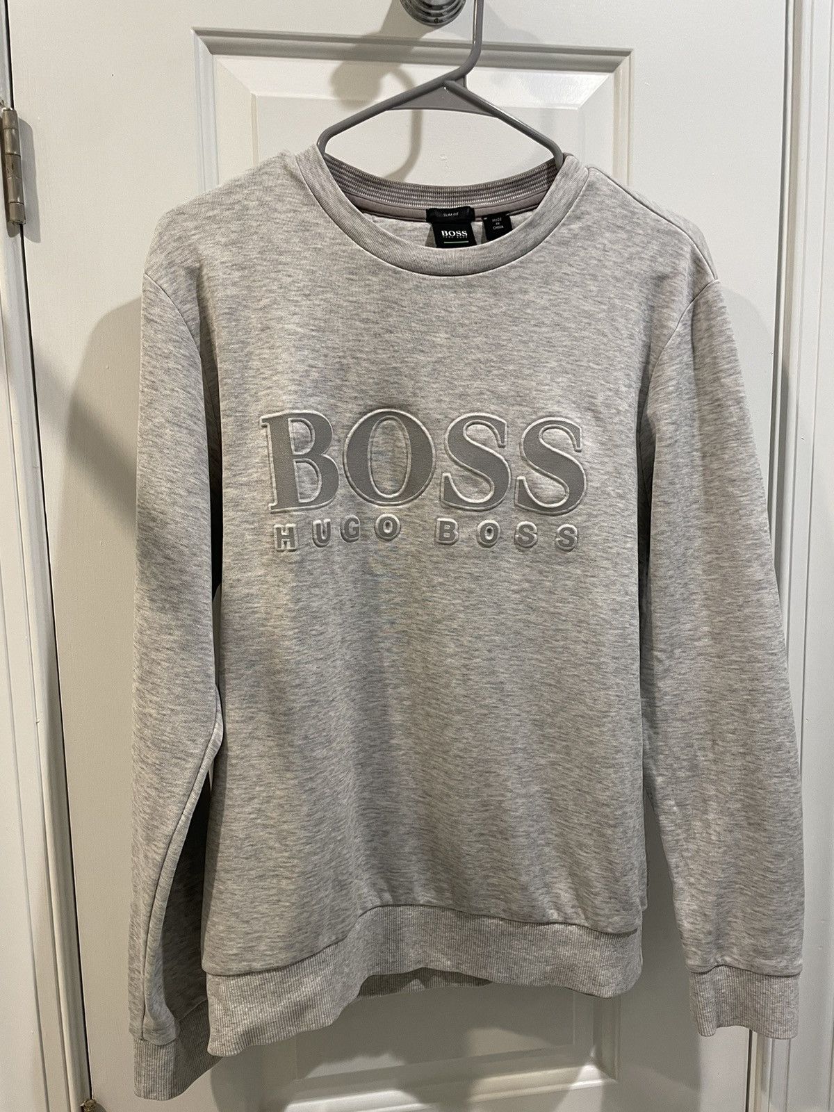 Hugo Boss Hugo Boss Grey Sweatshirt 3M Size US M / EU 48-50 / 2 - 1 Thumbnail