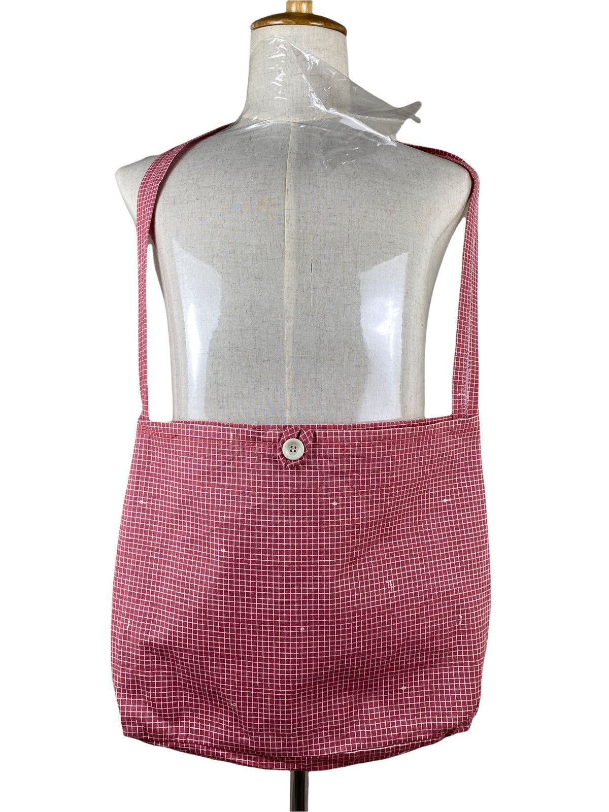 Japanese Brand Checkerboard Pink Sling / Tote Bag Size ONE SIZE - 1 Thumbnail