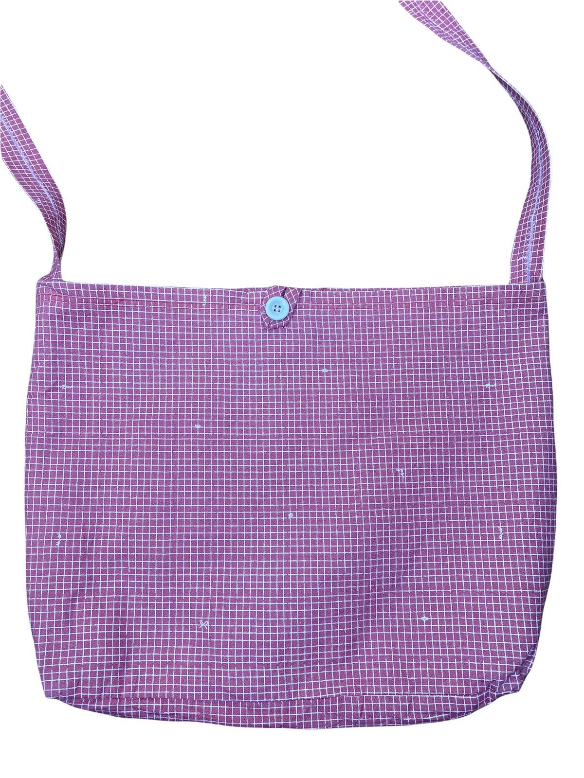 Japanese Brand Checkerboard Pink Sling / Tote Bag Size ONE SIZE - 4 Thumbnail