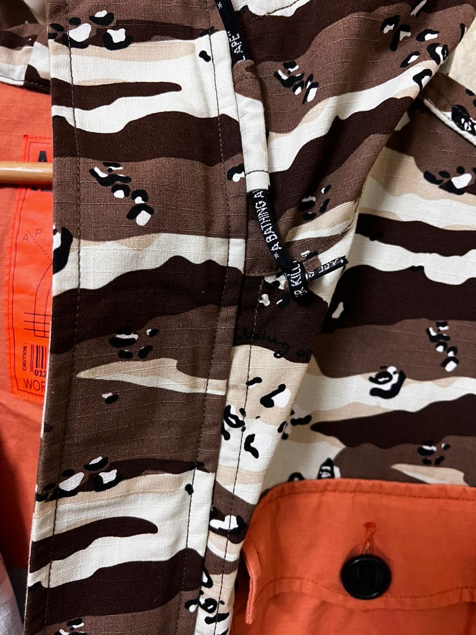 SS21 Bape Desert Camo Military Jacket Loose Fit