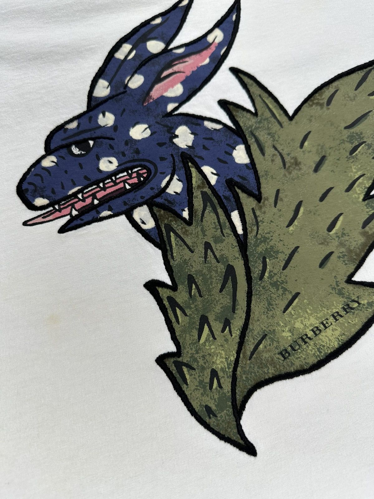 Burberry Rabbit Embroidered Tee Size US L / EU 52-54 / 3 - 2 Thumbnail
