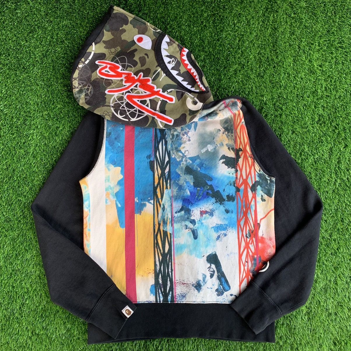 Bape x clearance futura shark hoodie