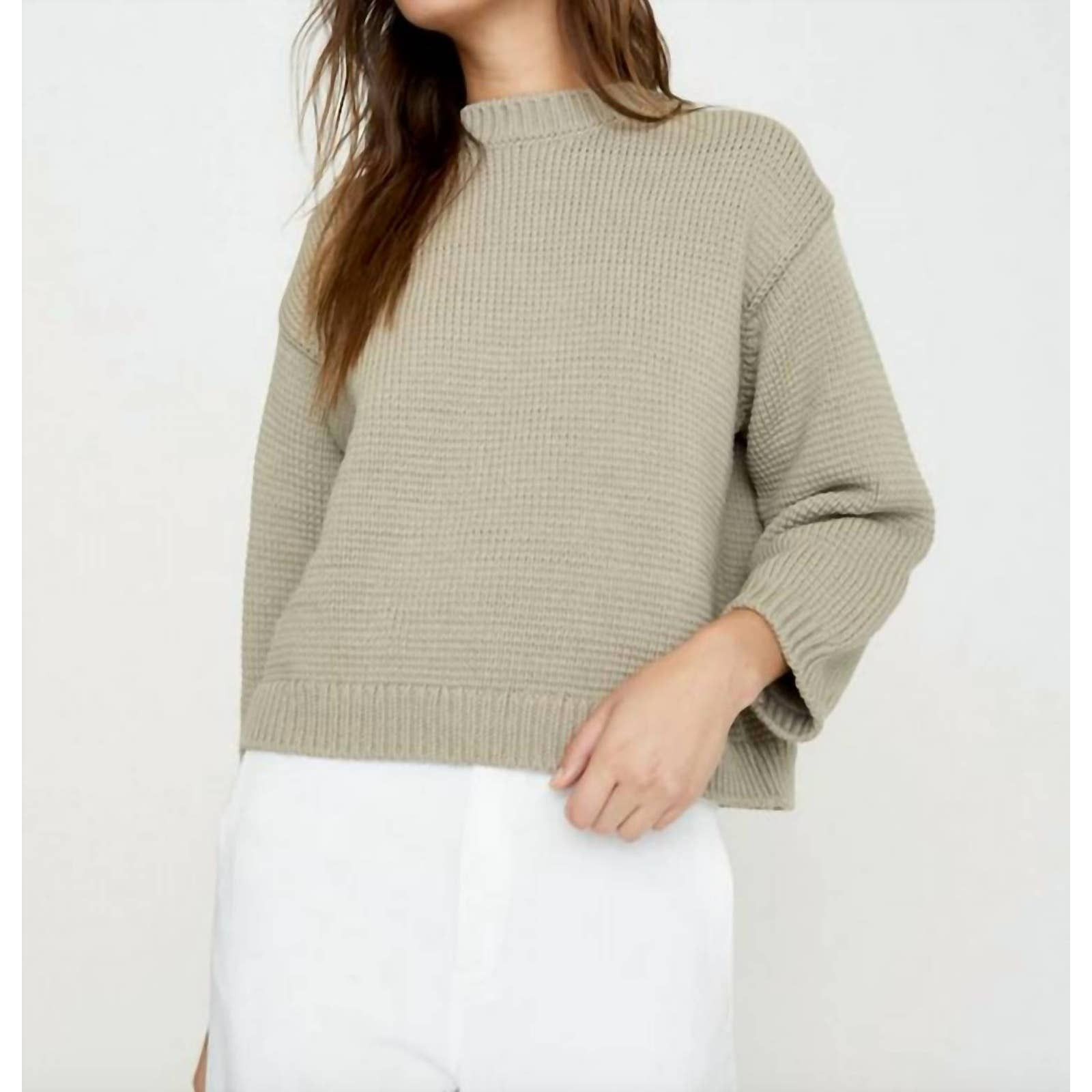 Brochu Walker NEW BROCHU WALKER Pismo Crew Top In Morel Grailed