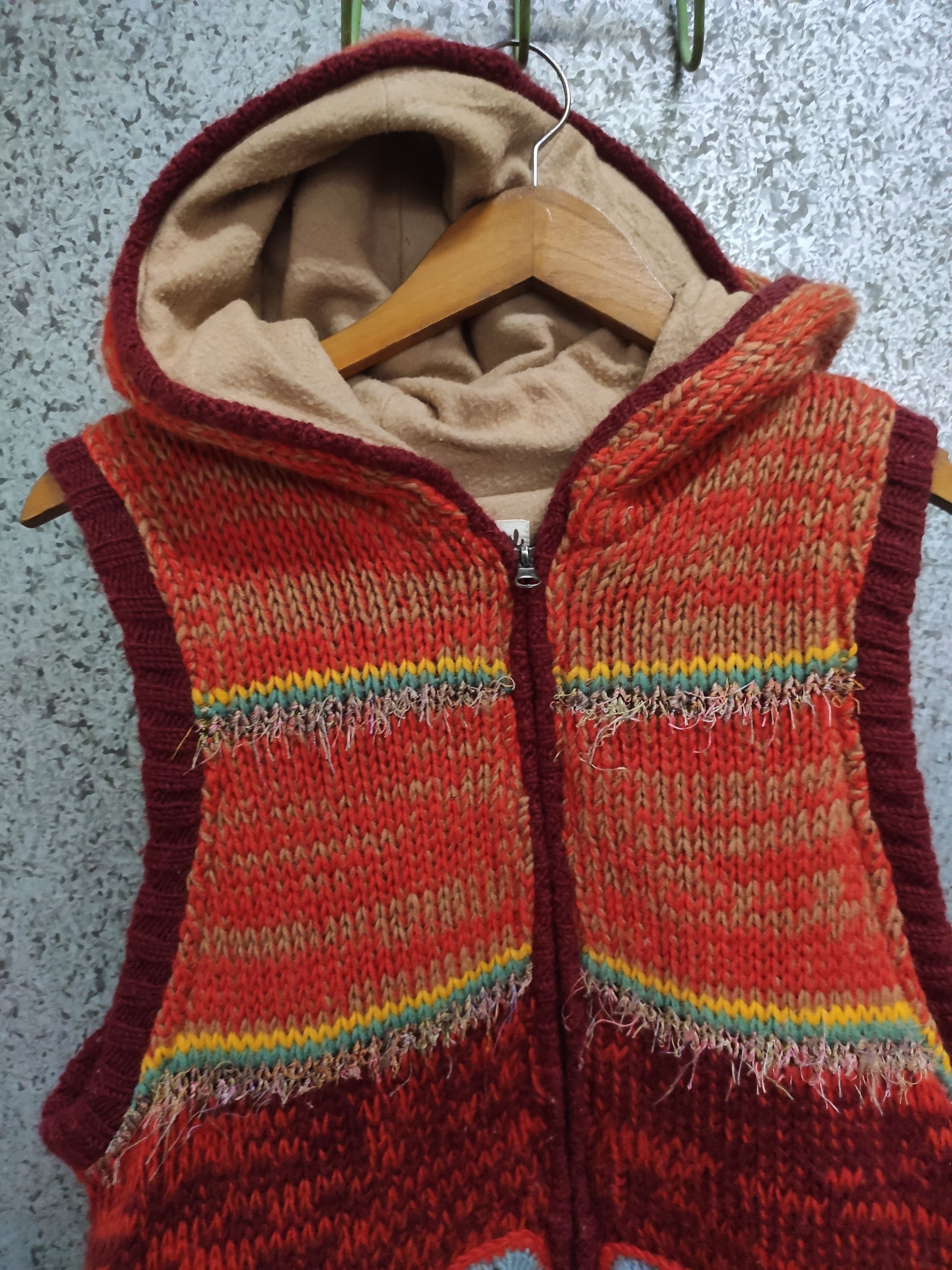 Nanamica Titicaca vest jacket wool multicolour coogi design Size US M / EU 48-50 / 2 - 2 Thumbnail