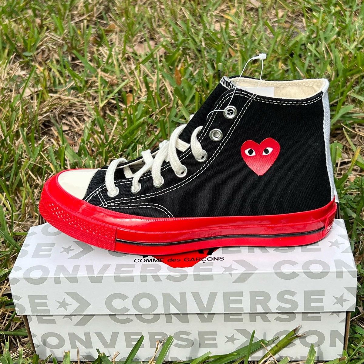 Converse cdg grailed hotsell