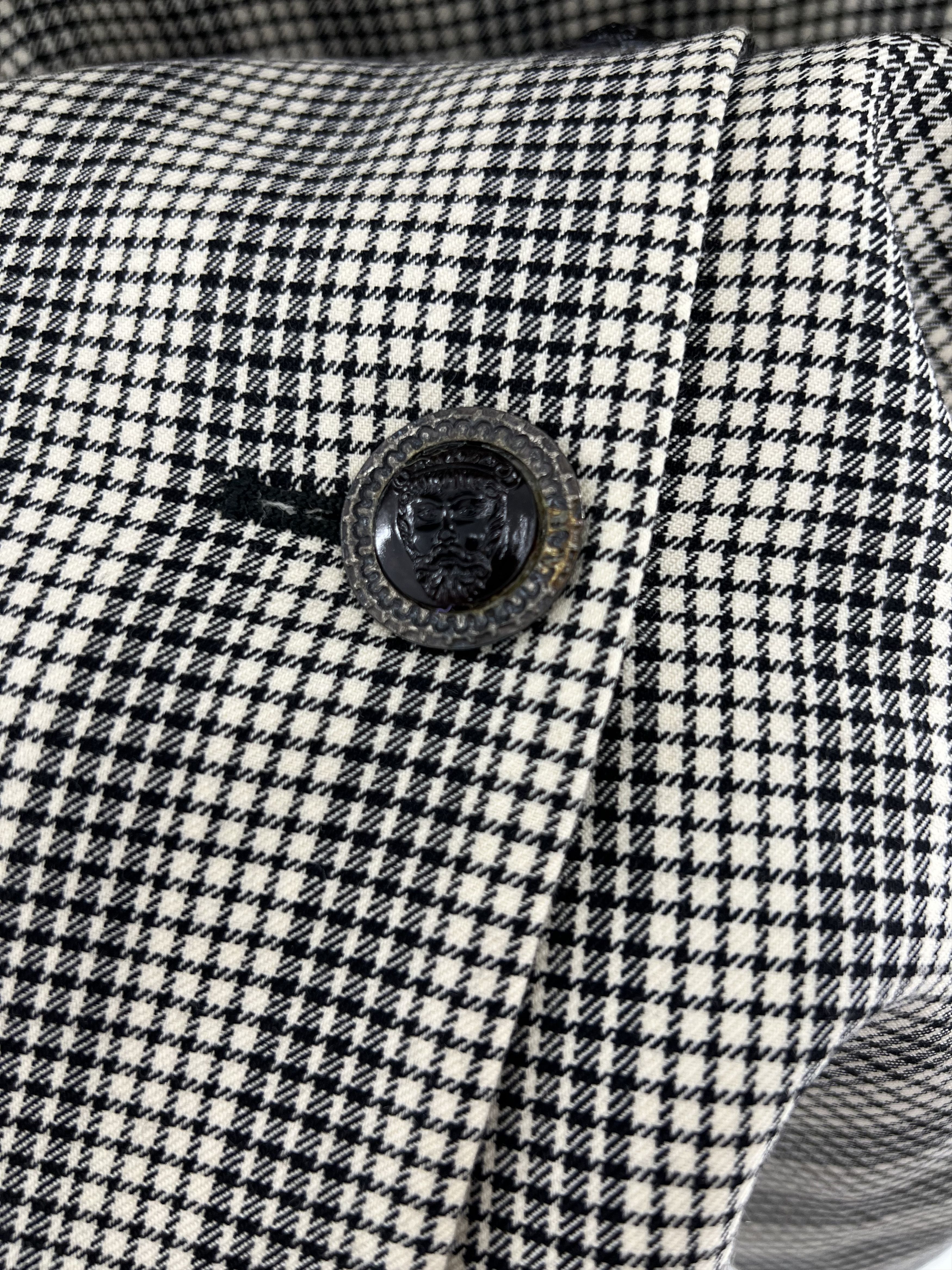 Versace Vintage Istante by Versace Houndstooth blazer GTMPT063 Size 36R - 4 Thumbnail