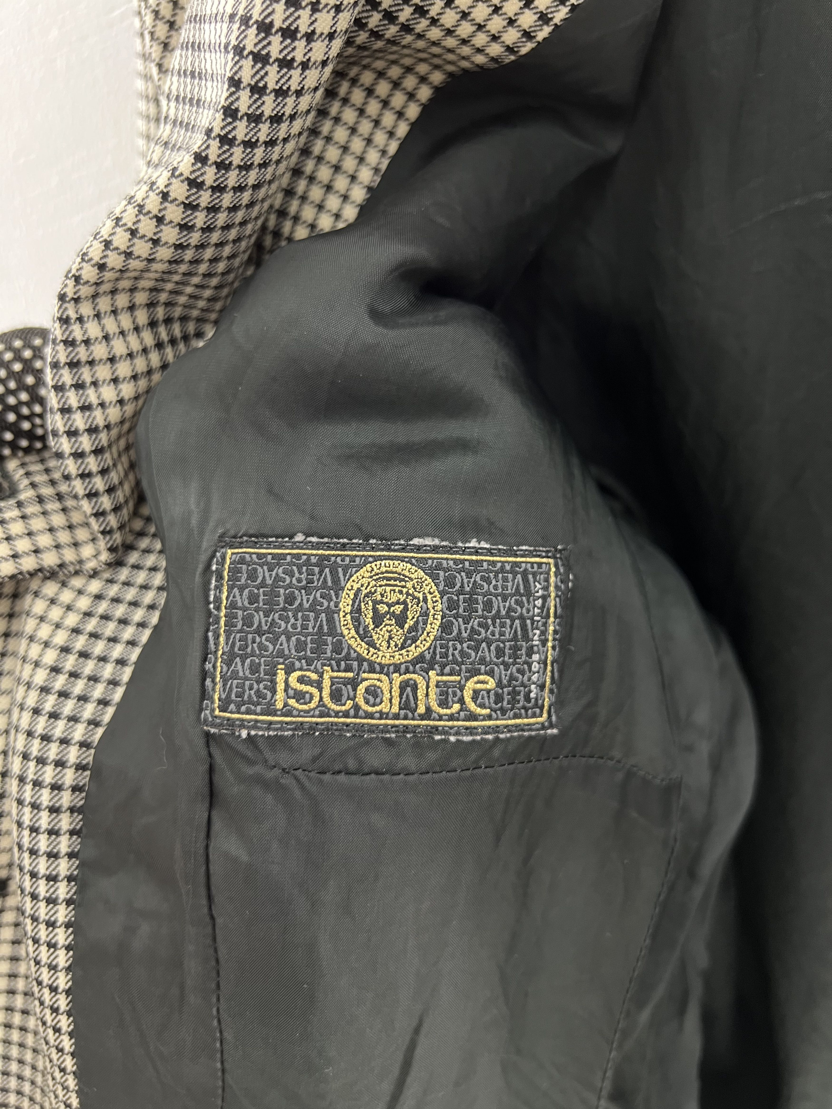 Versace Vintage Istante by Versace Houndstooth blazer GTMPT063 Size 36R - 6 Thumbnail