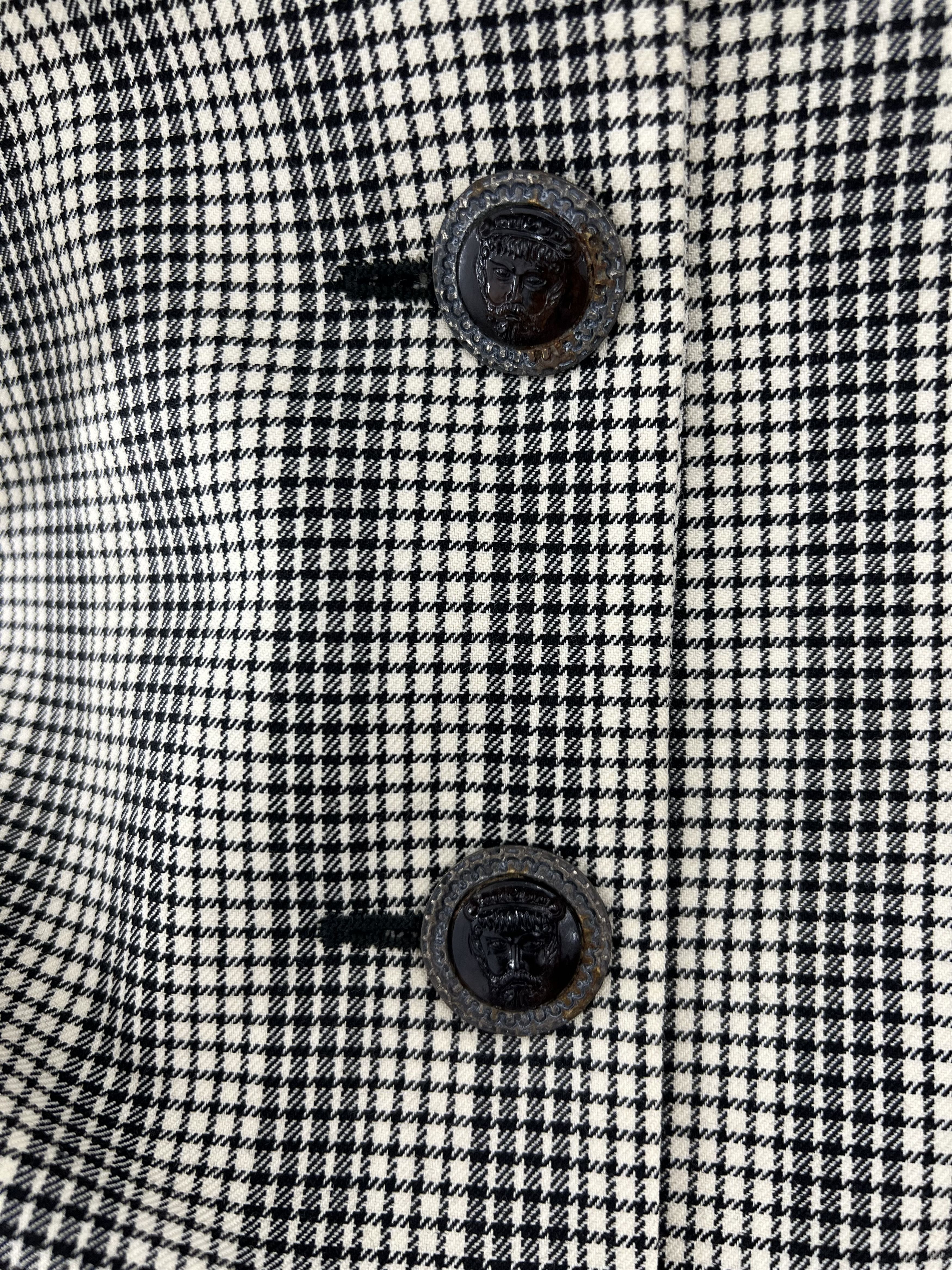 Versace Vintage Istante by Versace Houndstooth blazer GTMPT063 Size 36R - 3 Thumbnail