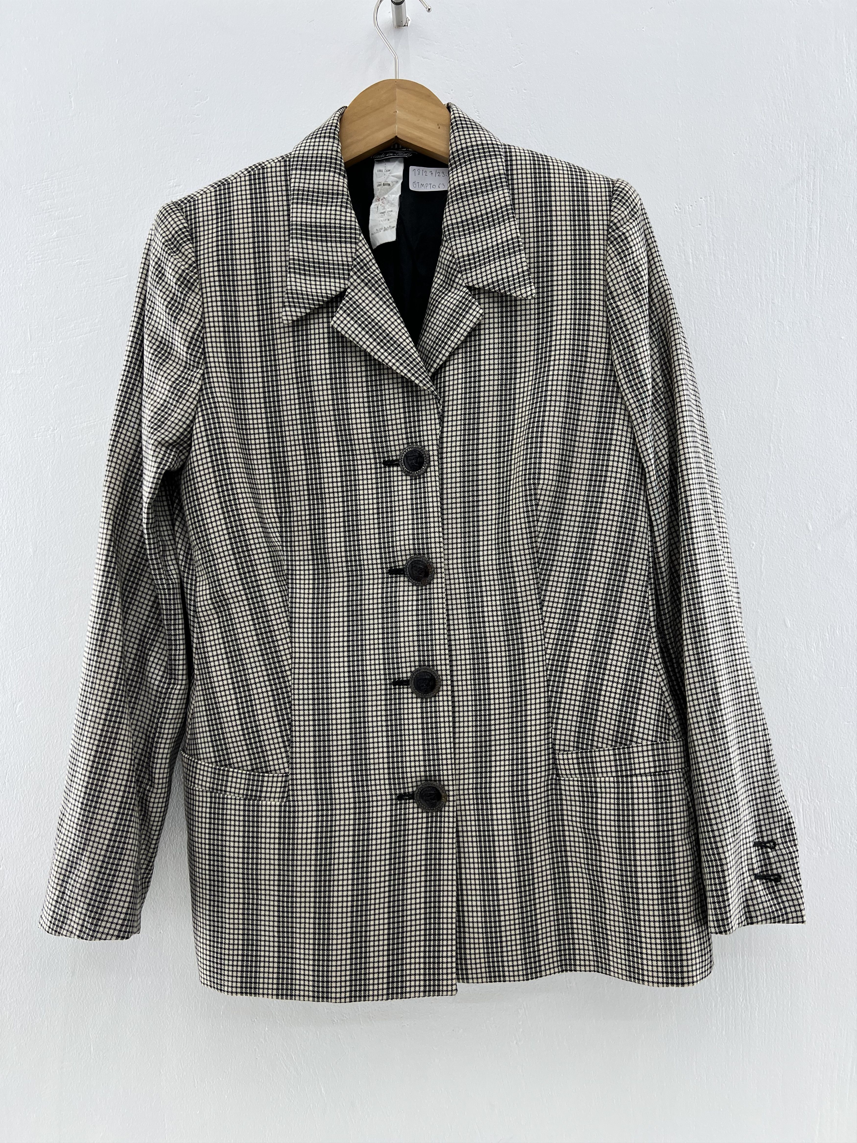 Versace Vintage Istante by Versace Houndstooth blazer GTMPT063 Size 36R - 1 Thumbnail